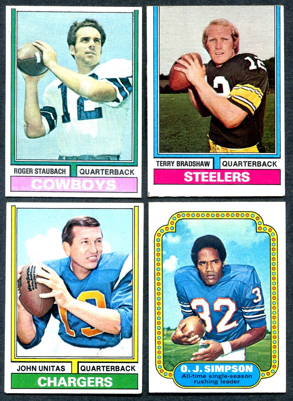 1974 Topps Football Complete Set VG (528) (24-616)