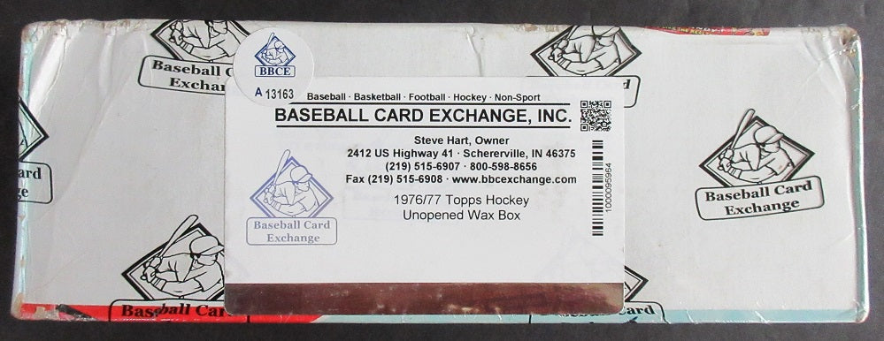 1976/77 Topps Hockey Unopened Wax Box (BBCE) (A13163) (Read)