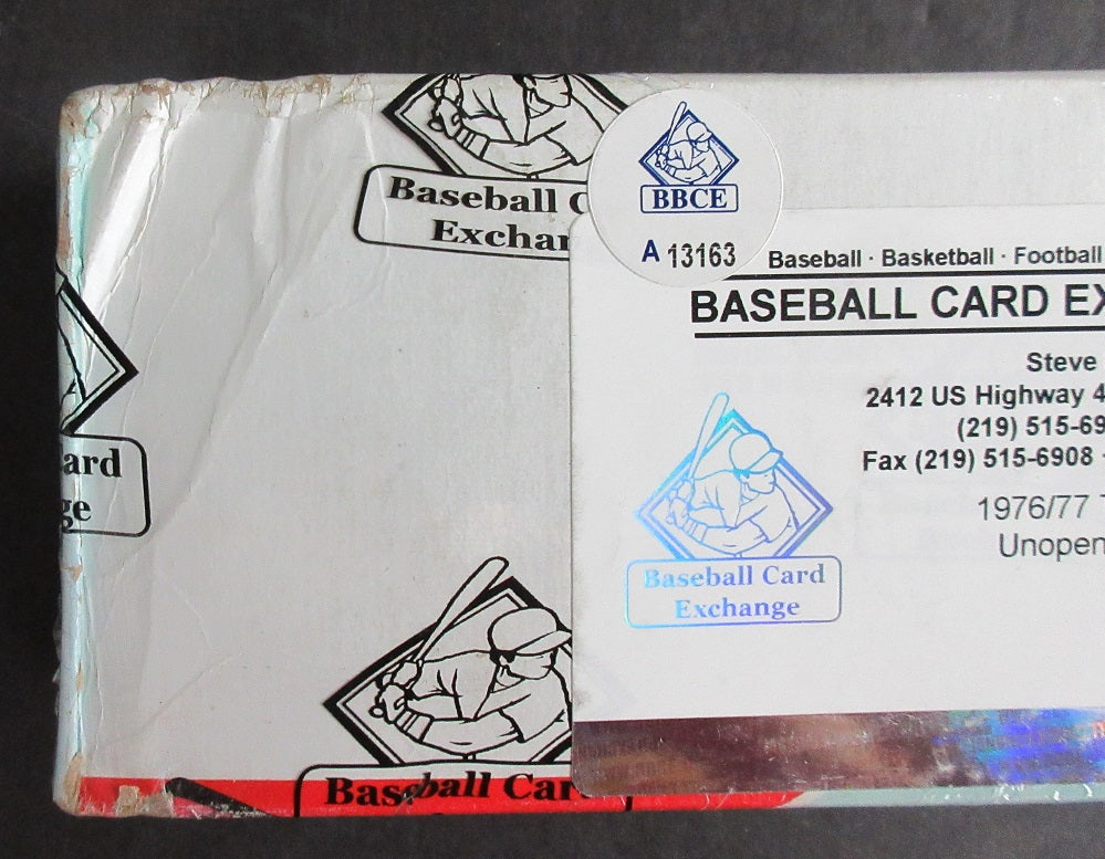 1976/77 Topps Hockey Unopened Wax Box (BBCE) (A13163) (Read)