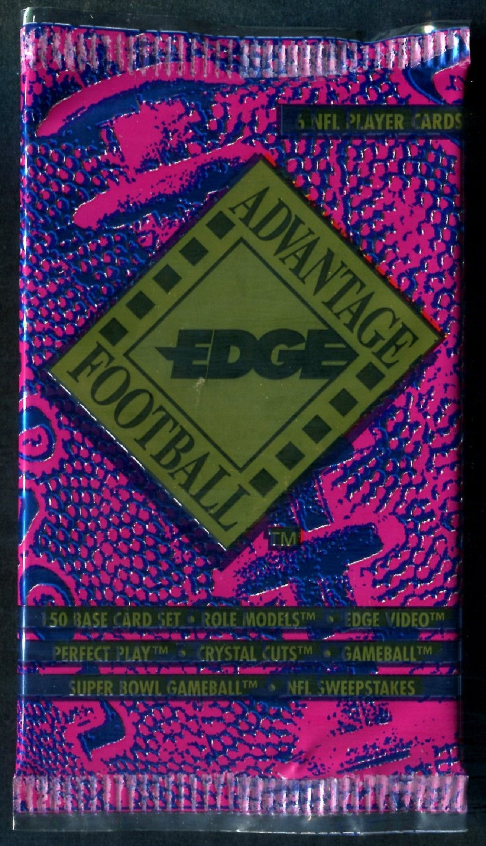 1996 Collector's Edge Advantage Football Unopened Pack