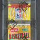 1990/91 Fleer Basketball Unopened Rack Pack (BBCE) (Jordan All Stars Back)