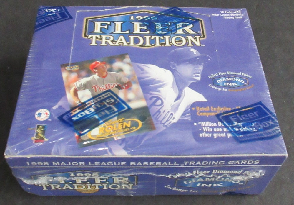 1998 Fleer Tradition Baseball Unopened Box (Retail) (18/10)