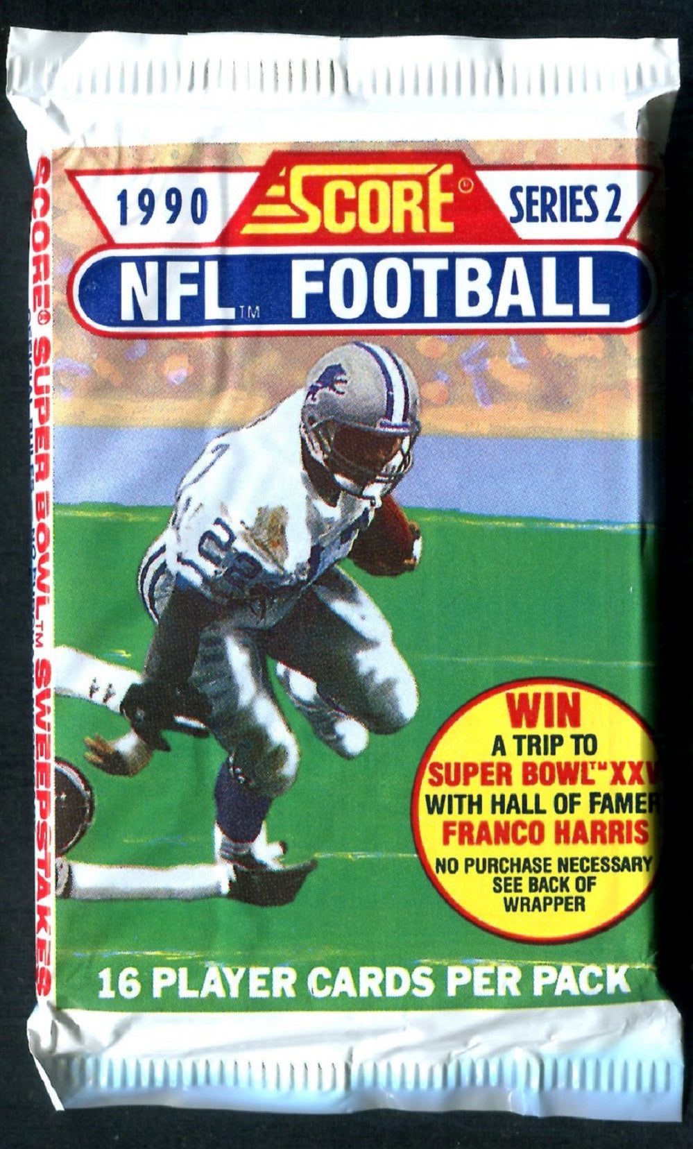 1990 Score Football Unopened Series 2 Unopened Pack