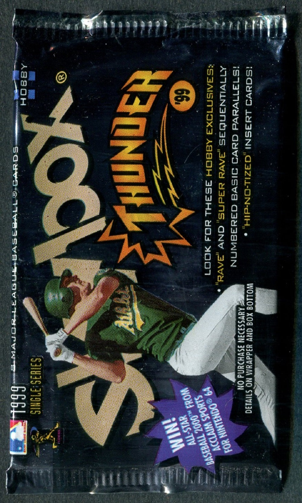 1999 Skybox Thunder Baseball Unopened Pack (Hobby) (8)