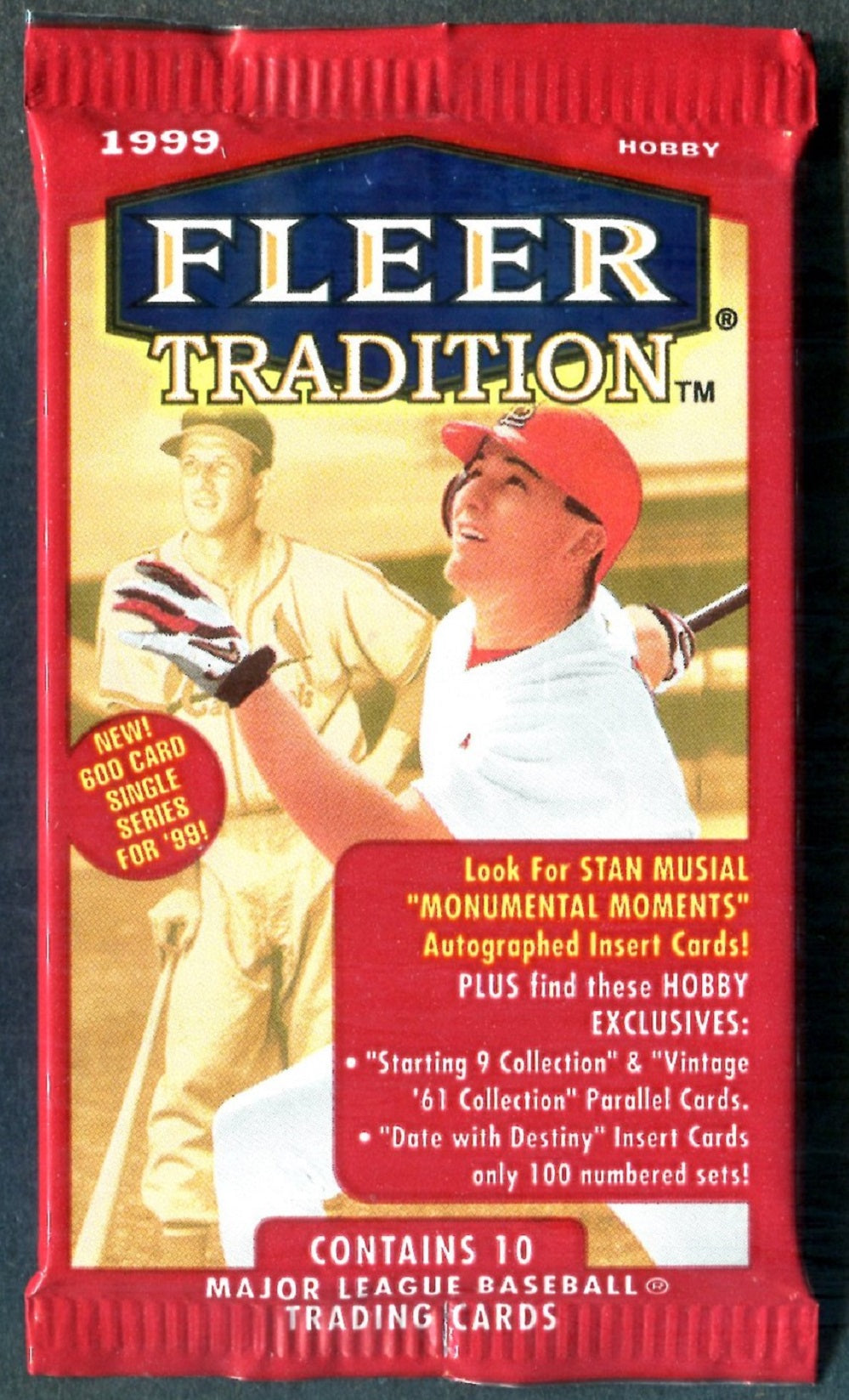 1999 Fleer Tradition Baseball Unopened Pack (Hobby) (10)