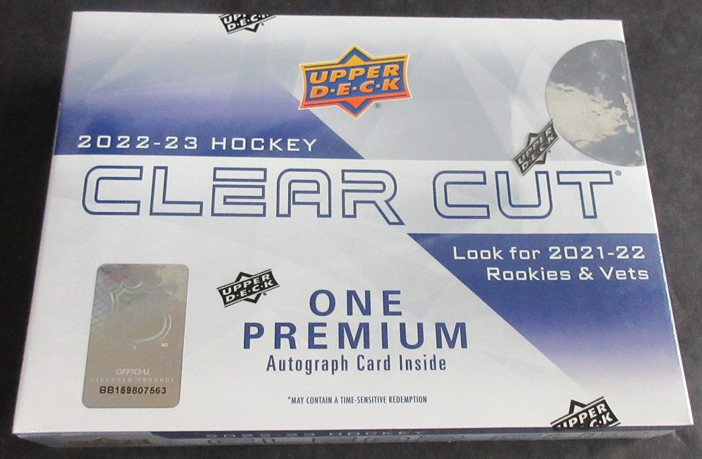 2022/23 Upper Deck Clear Cut Hockey Box (Hobby)