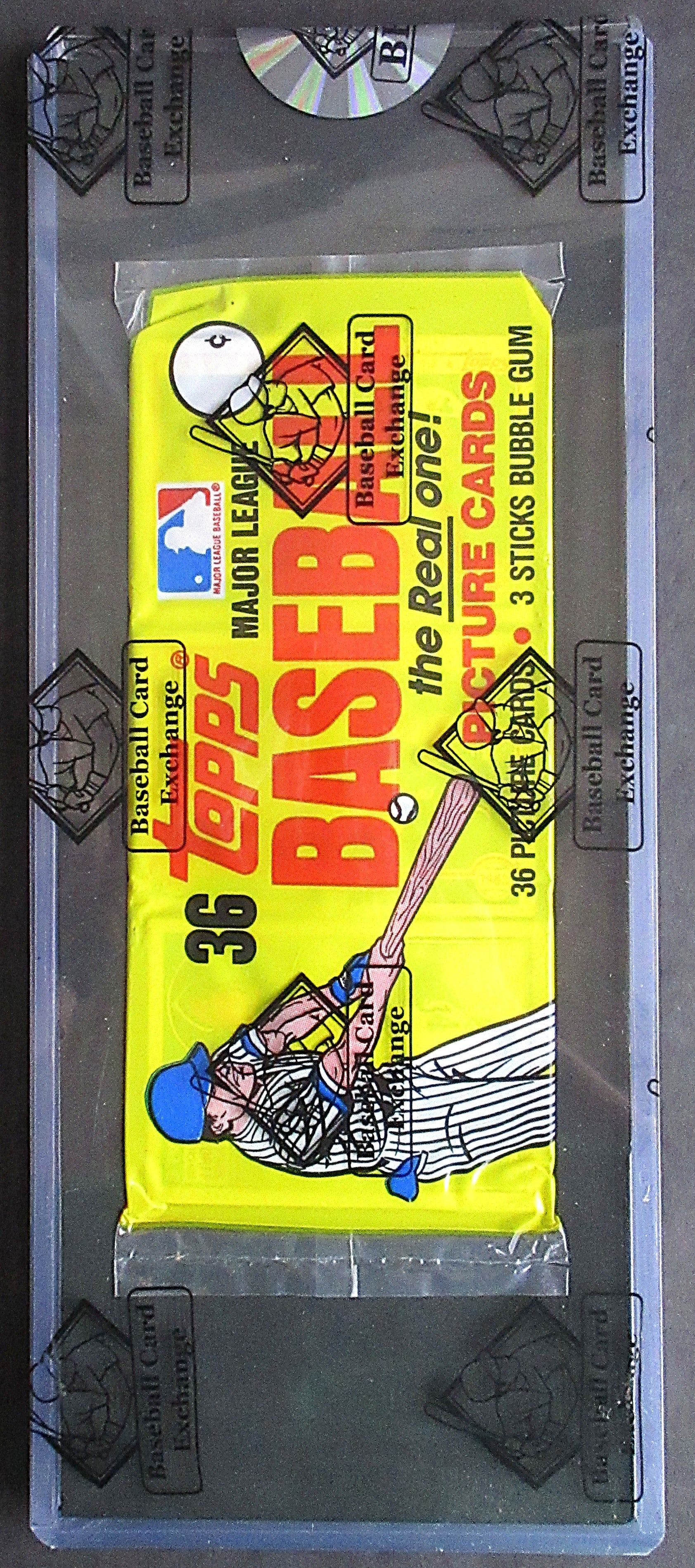 1983 Topps Baseball Unopened Grocery Rack Pack (BBCE) (Ryan Back) (26448)