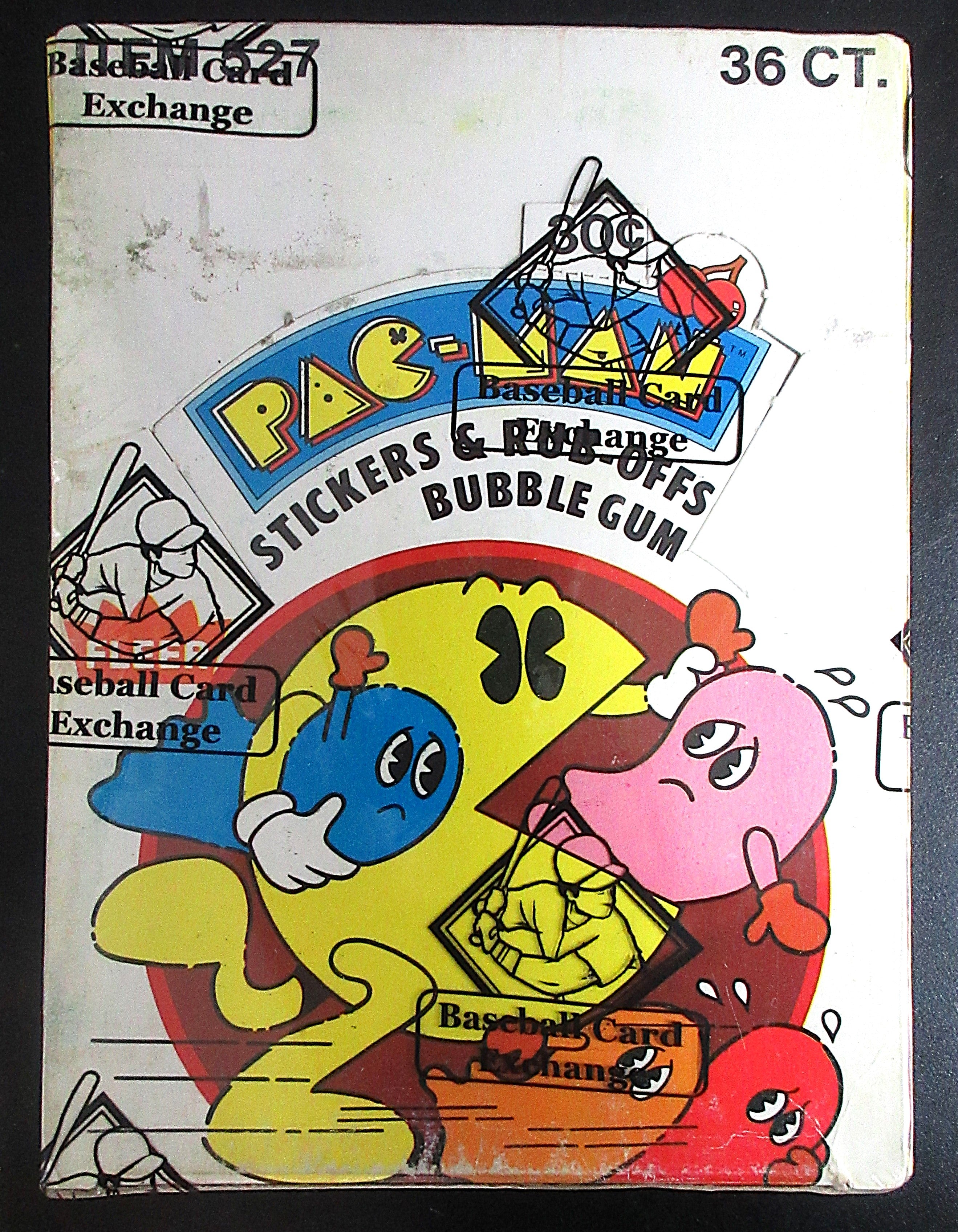1980 Fleer Pac-Man Unopened Wax Box (BBCE) (Read) (26450)