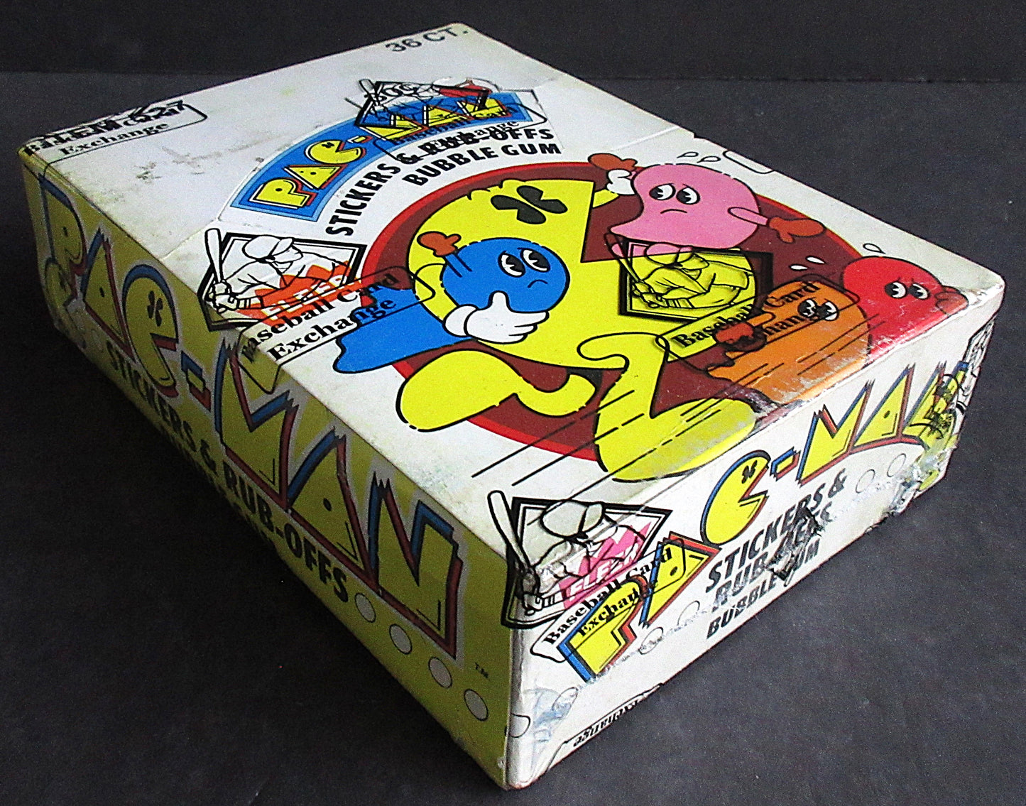 1980 Fleer Pac-Man Unopened Wax Box (BBCE) (Read) (26450)