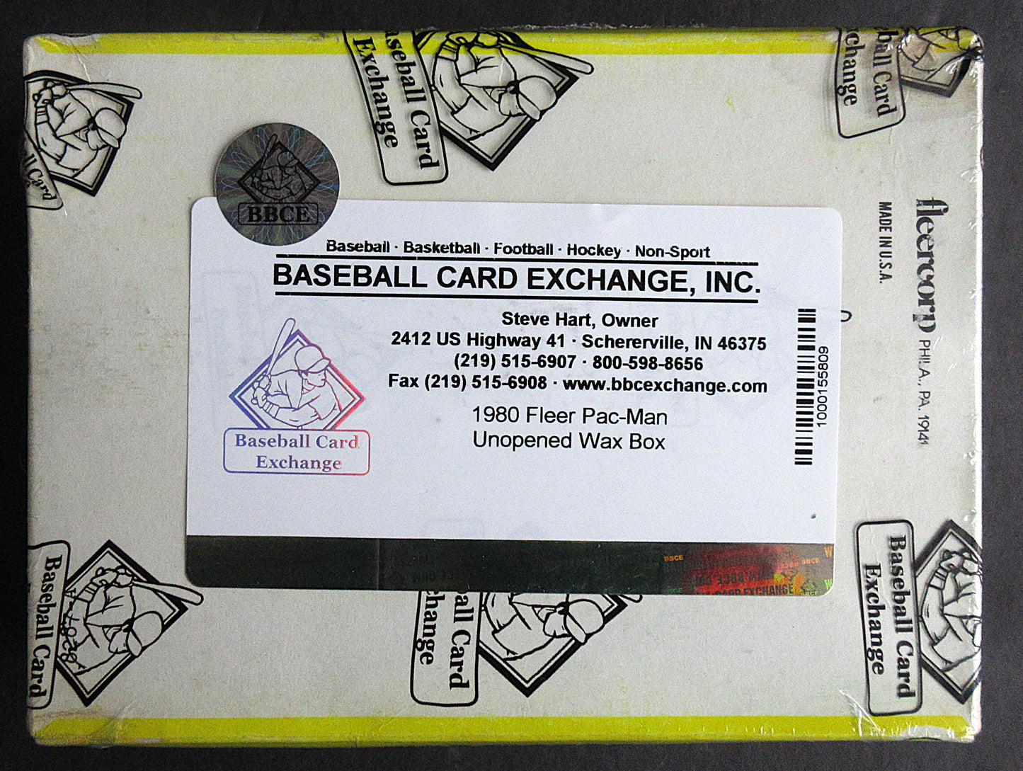 1980 Fleer Pac-Man Unopened Wax Box (BBCE) (Read) (26450)