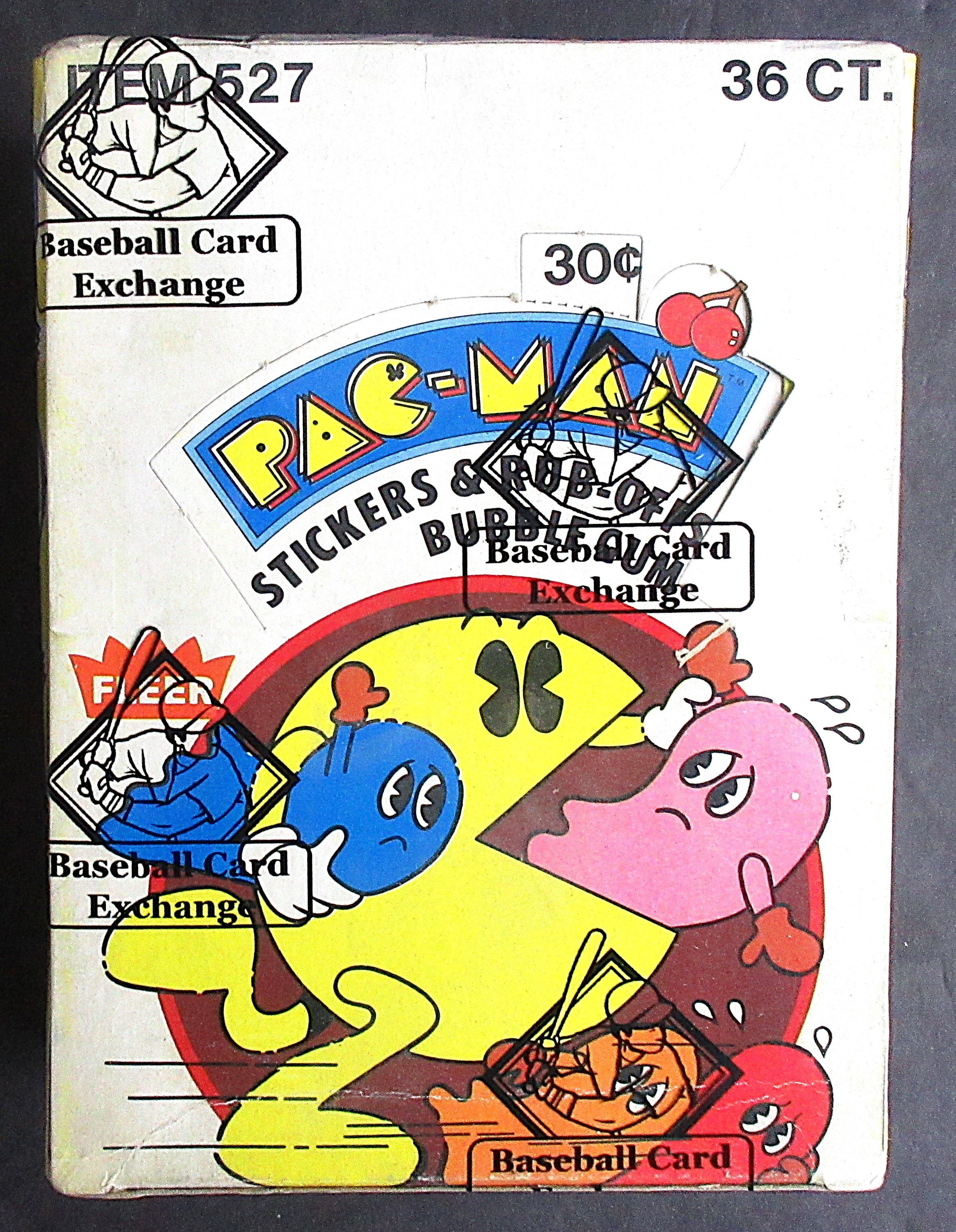 1980 Fleer Pac-Man Unopened Wax Box (BBCE) (Read) (26451)