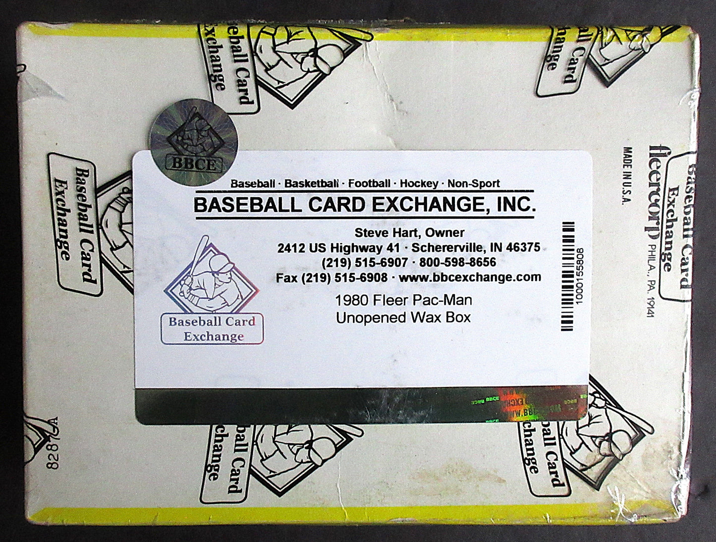 1980 Fleer Pac-Man Unopened Wax Box (BBCE) (Read) (26451)