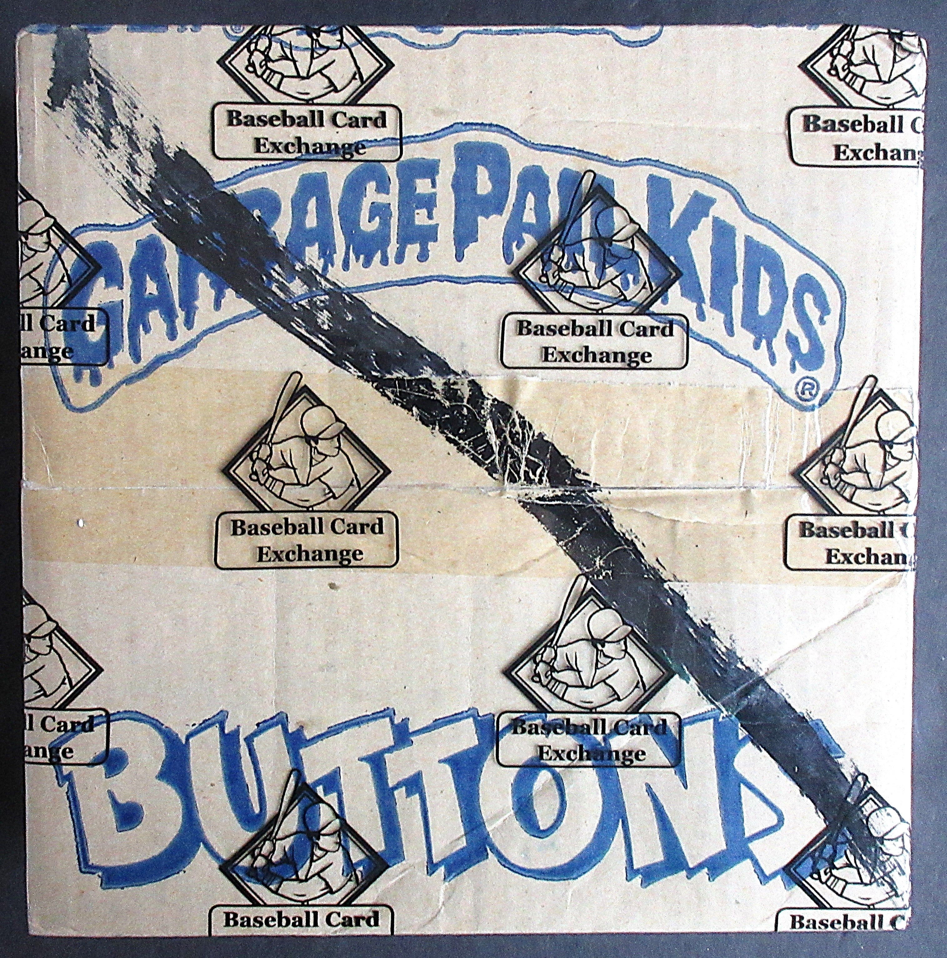 1986 Topps Garbage Pail Kids Buttons Box (72 Count) (BBCE)