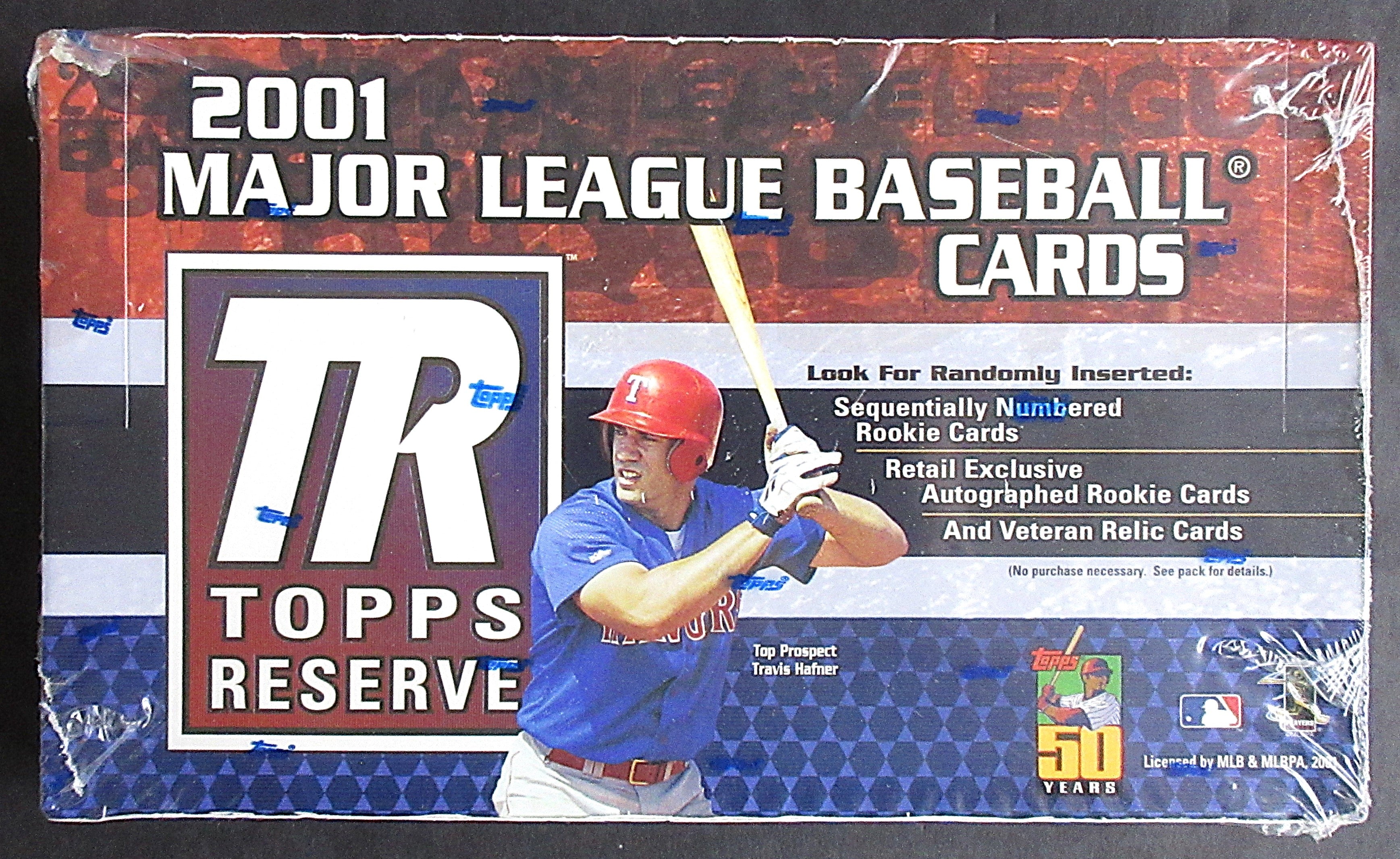 2001 Topps Reserve Baseball Box (24/4)