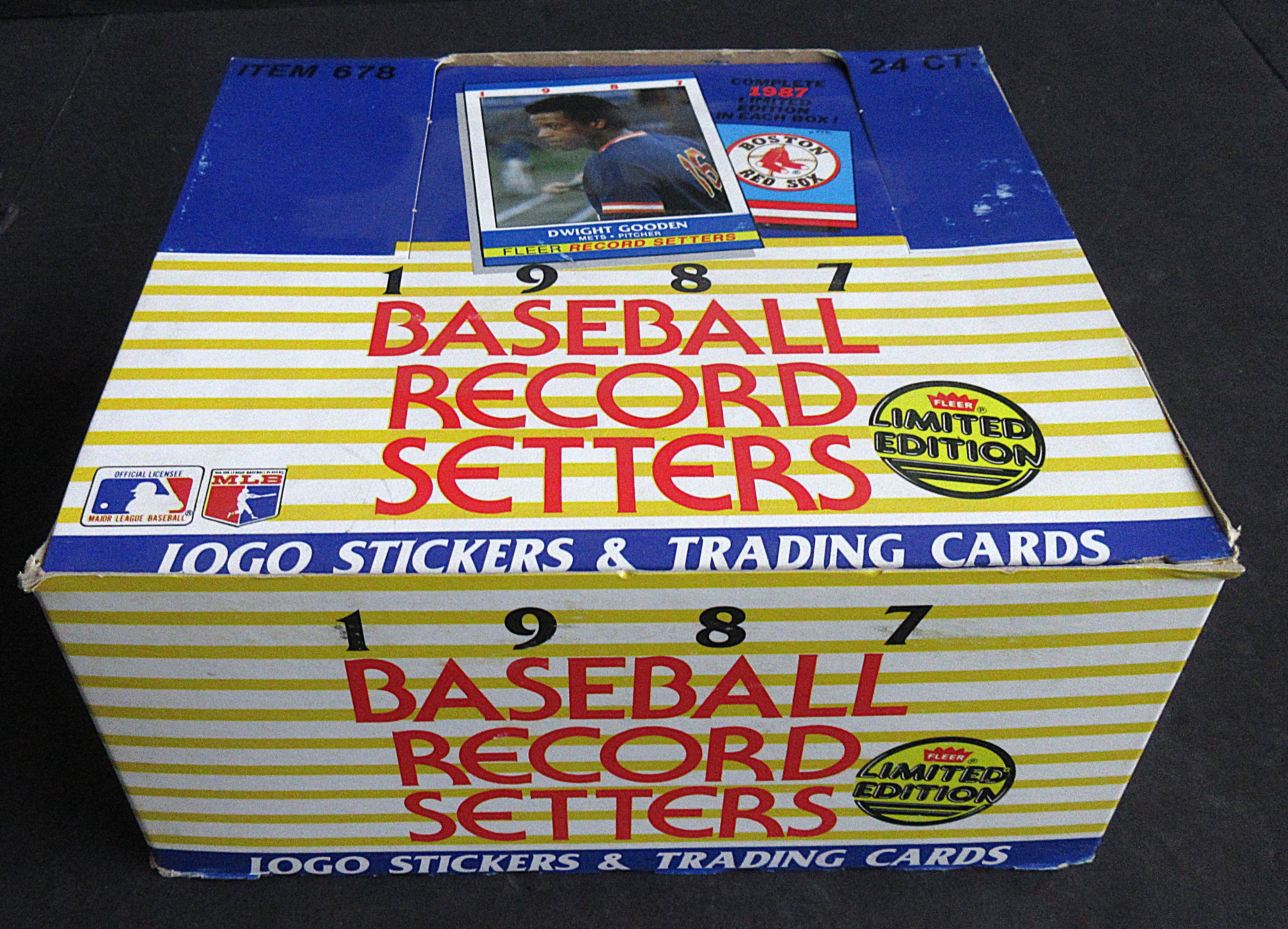 1987 Fleer Baseball Record Setters Factory Set Box (24/44)