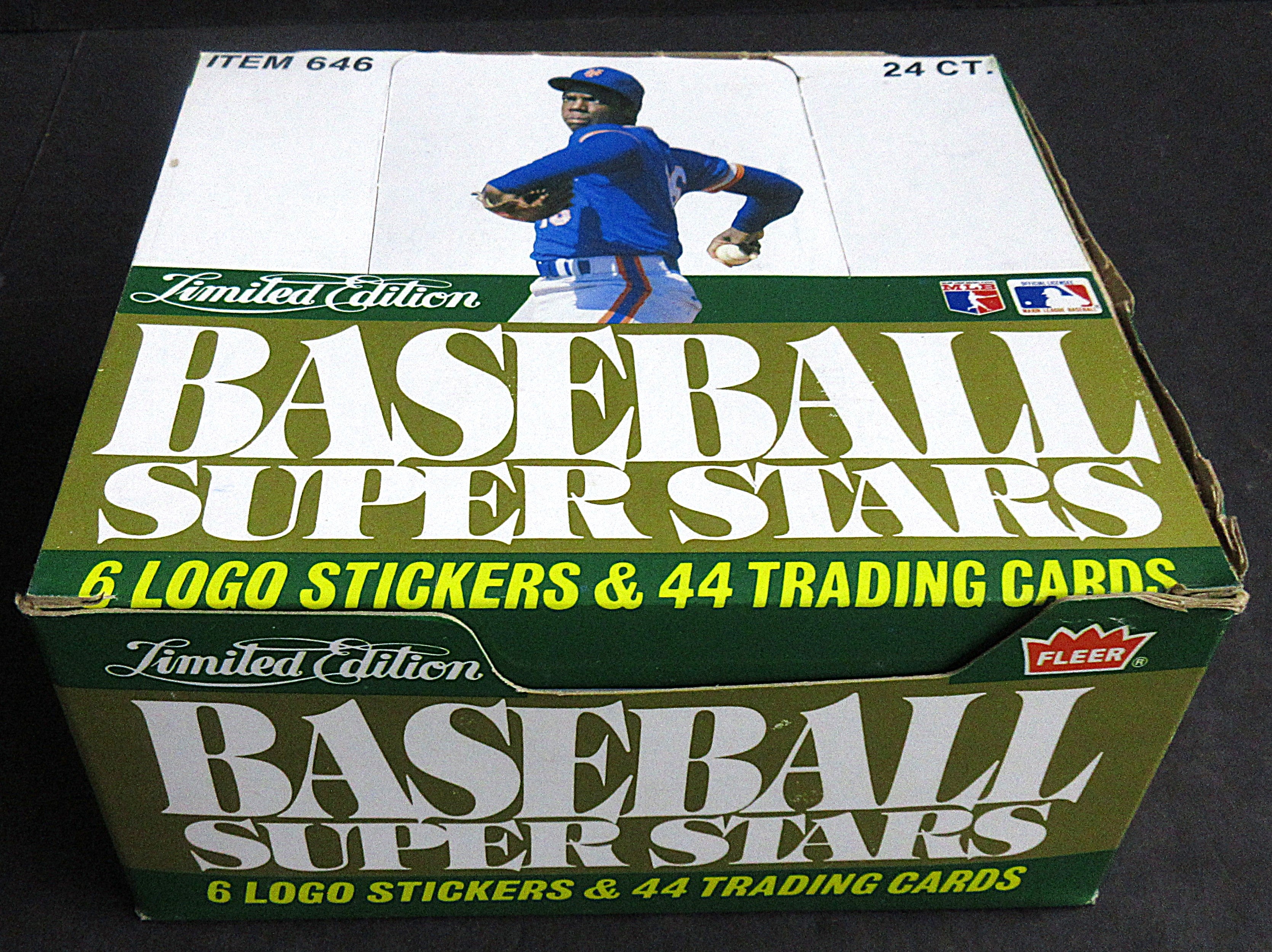 1986 Fleer Baseball Superstars Factory Set Box (24/44)