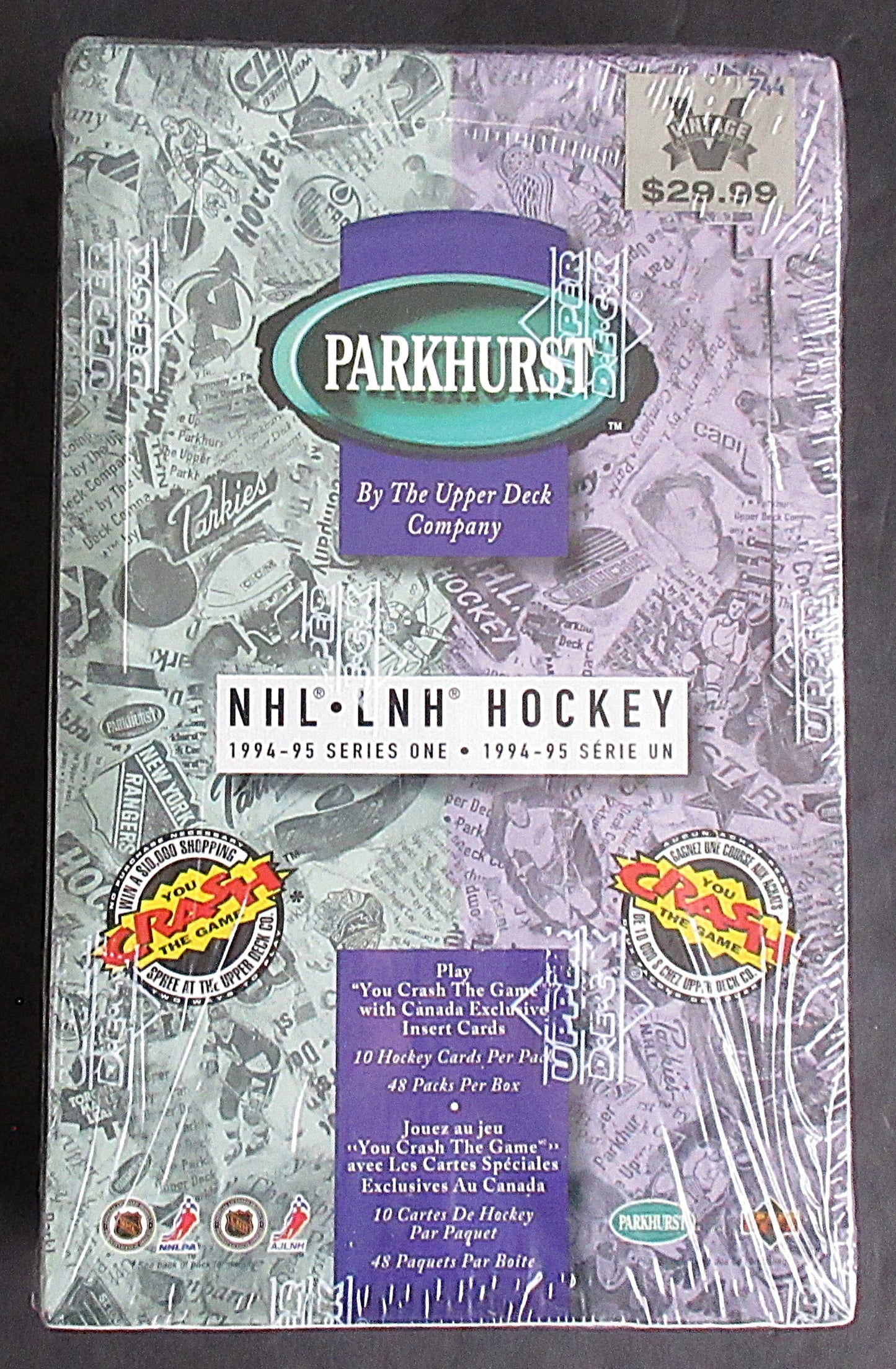 1994/95 Parkhurst Hockey Series 1 Box (Canada) (48/10)