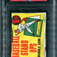 1964 Topps Baseball Stand Up Unopened 1 Cent Wax Pack PSA 7 *3899