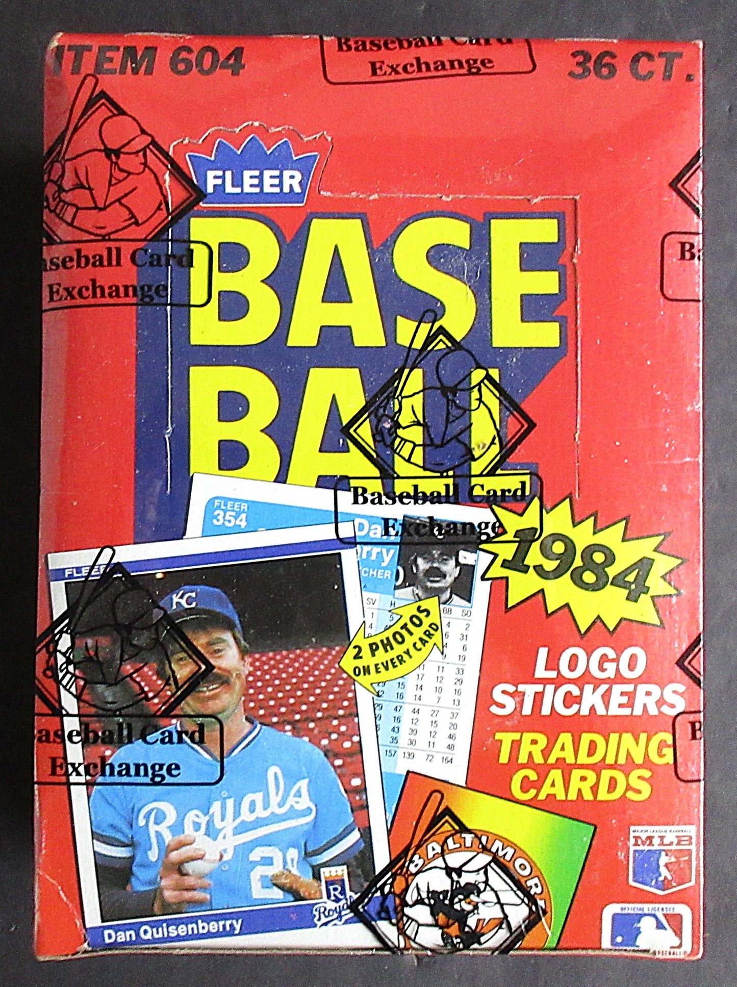 1984 Fleer Baseball Unopened Wax Box (FASC) (Read)