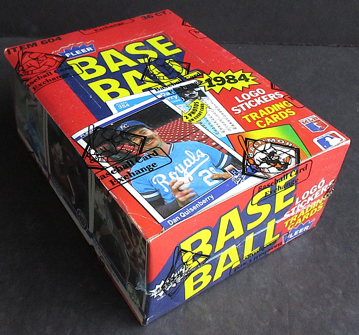 1984 Fleer Baseball Unopened Wax Box (FASC) (Read)