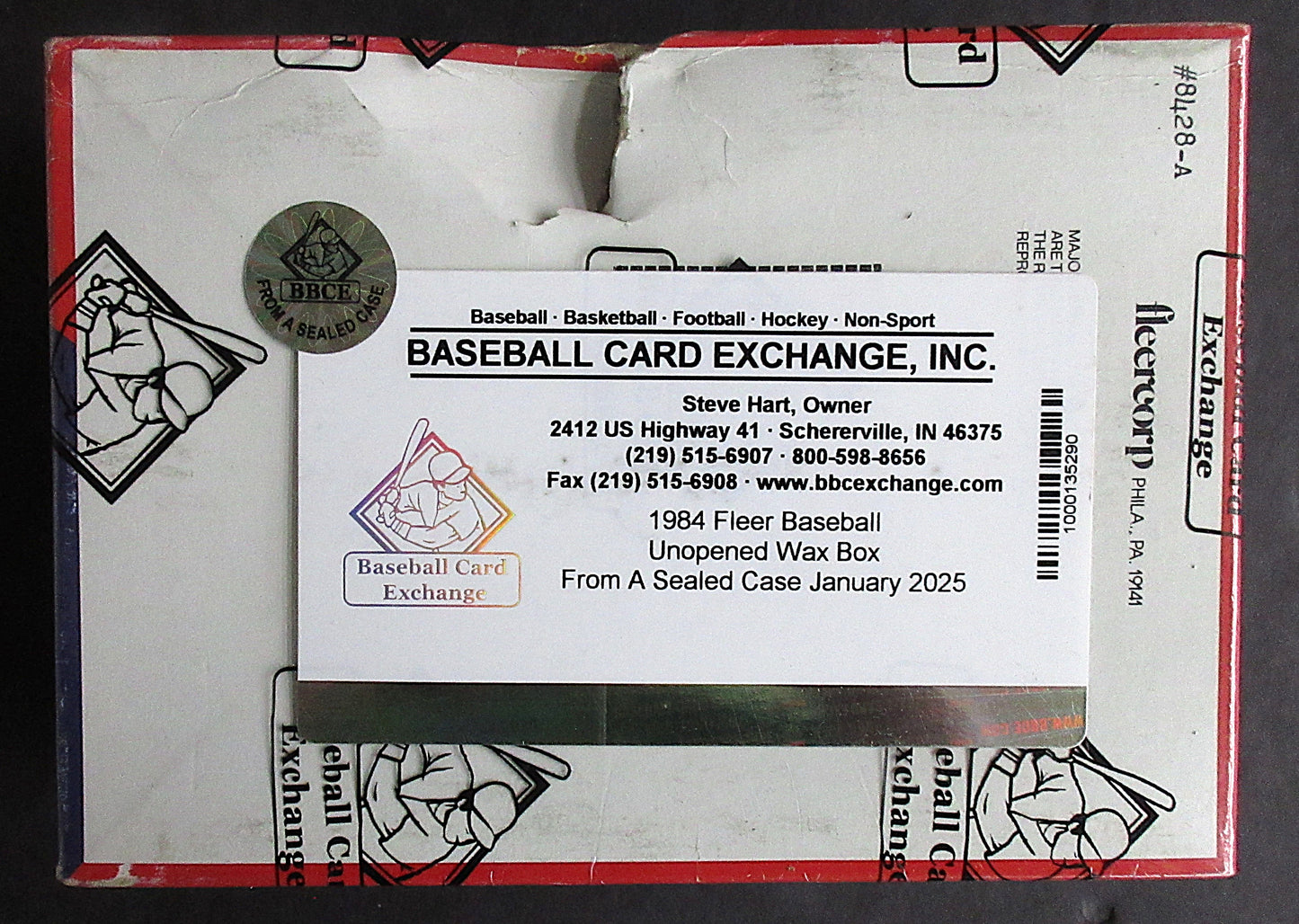 1984 Fleer Baseball Unopened Wax Box (FASC) (Read)