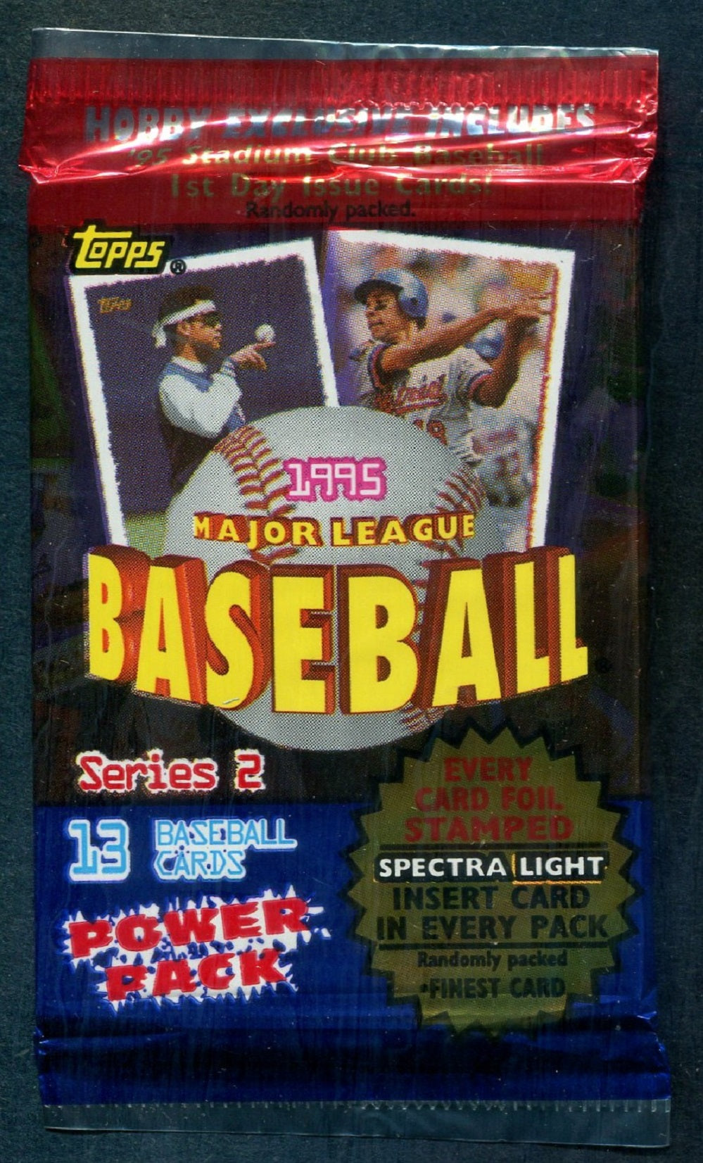 1995 Topps Baseball Unopened Series 2 Pack (Hobby) (13)