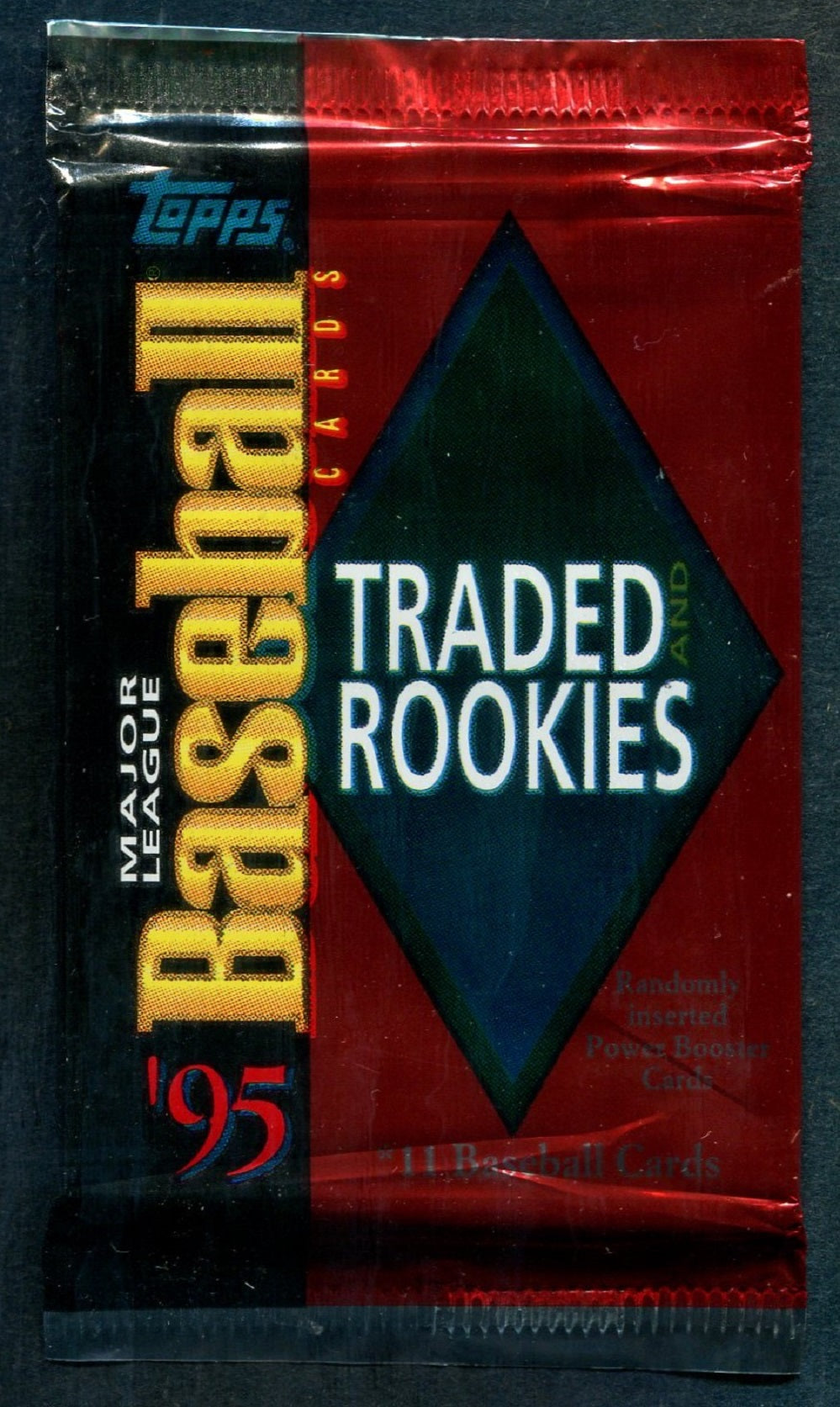 1995 Topps Baseball Unopened Traded and Rookies Pack (Hobby) (11)