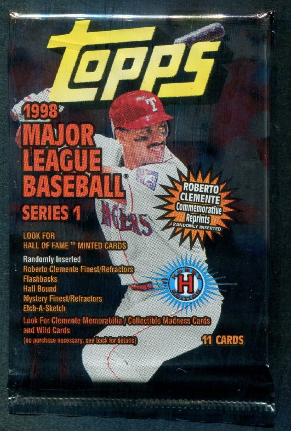 1998 Topps Baseball Unopened Series 1 Pack (Hobby) (11)