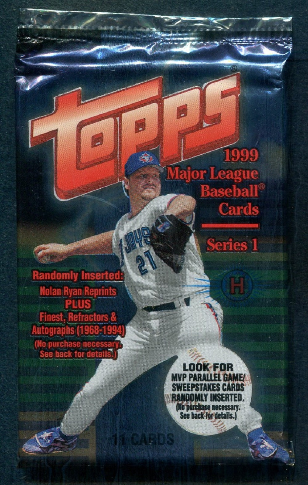 1999 Topps Baseball Unopened Series 1 Pack (Hobby) (11)