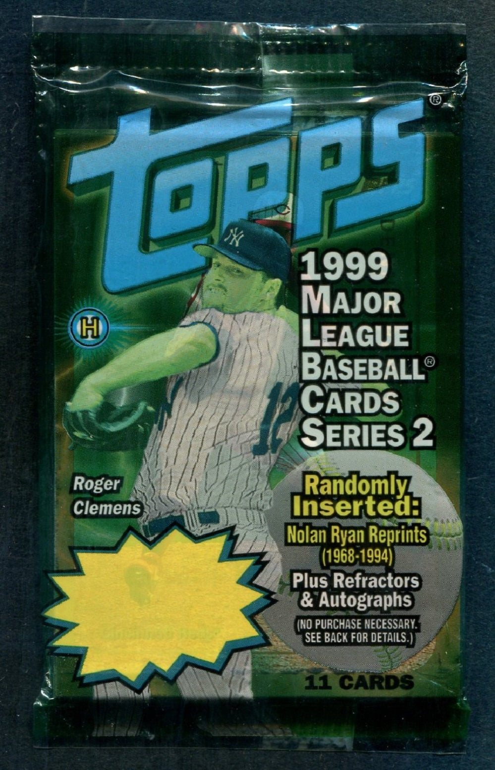 1999 Topps Baseball Unopened Series 2 Pack (Hobby) (11)