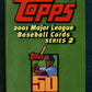 2001 Topps Baseball Unopened Series 2 Pack (Hobby) (10)