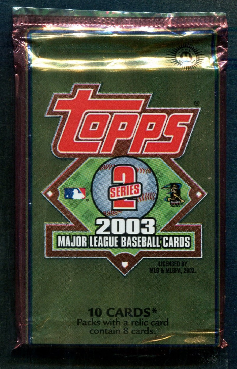 2003 Topps Baseball Unopened Series 2 Pack (Hobby) (10)