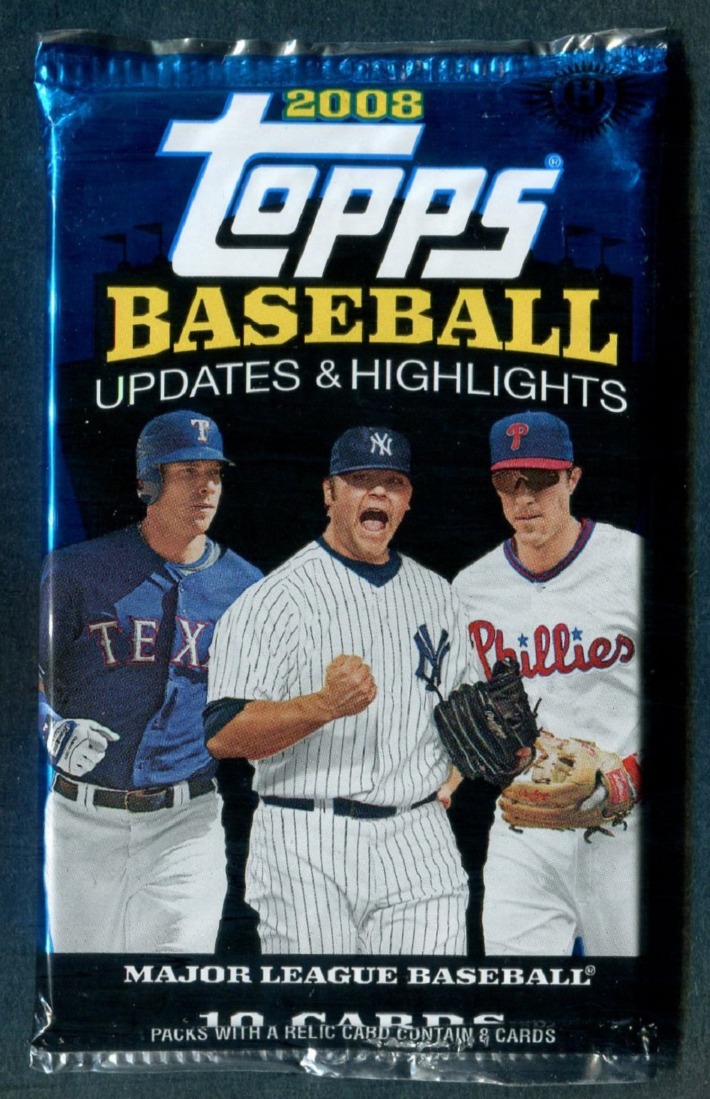 2008 Topps Baseball Unopened Updates & Highlights Pack (Hobby) (10)