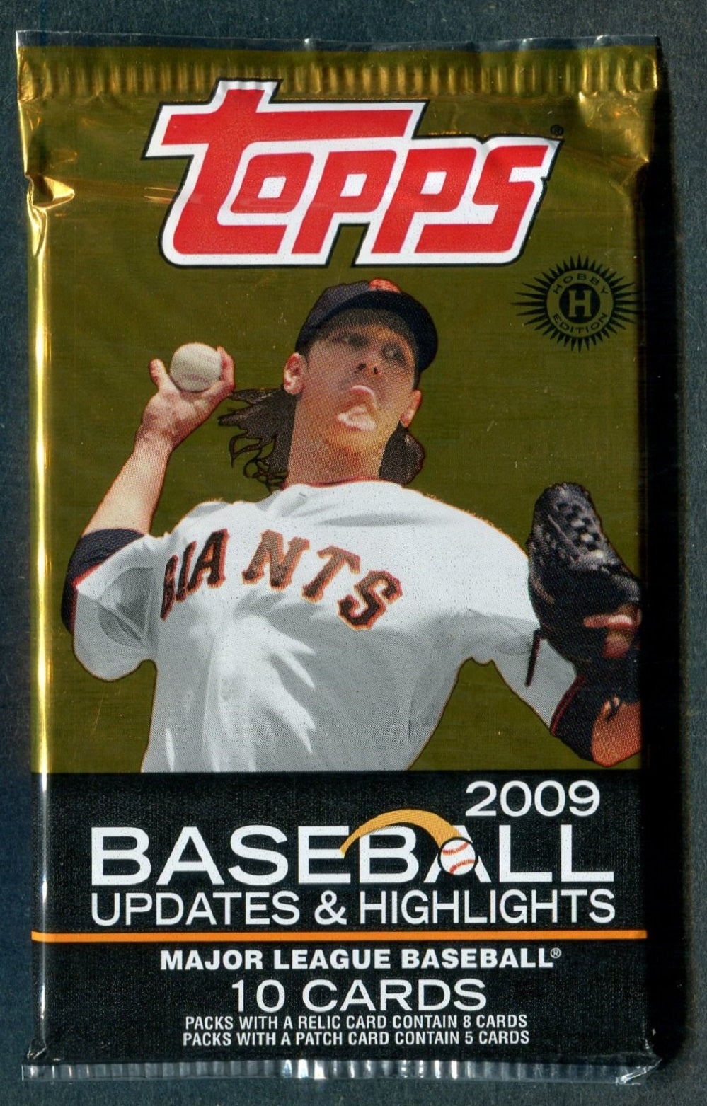 2009 Topps Baseball Unopened Updates & Highlights Pack (Hobby) (10)