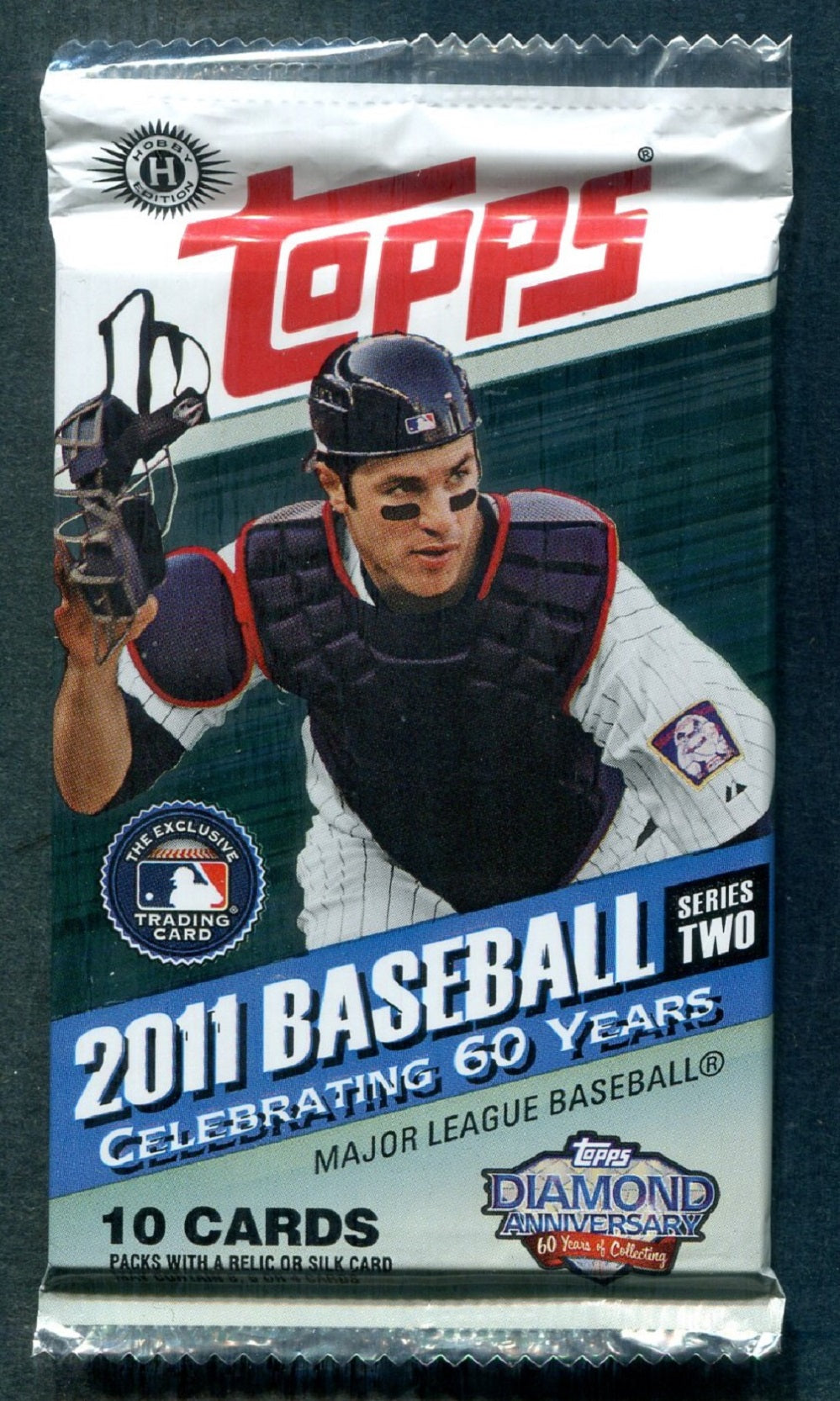 2011 Topps Baseball Unopened Series 2 Pack (Hobby) (10)