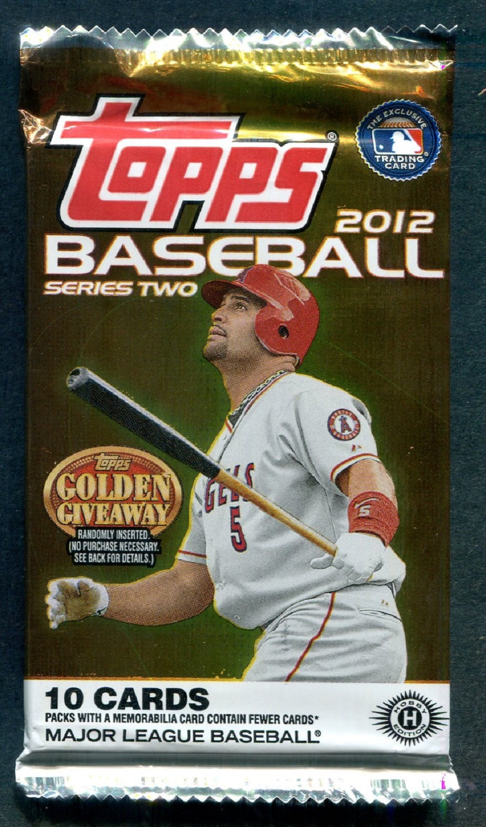 2012 Topps Baseball Unopened Series 2 Pack (Hobby) (10)