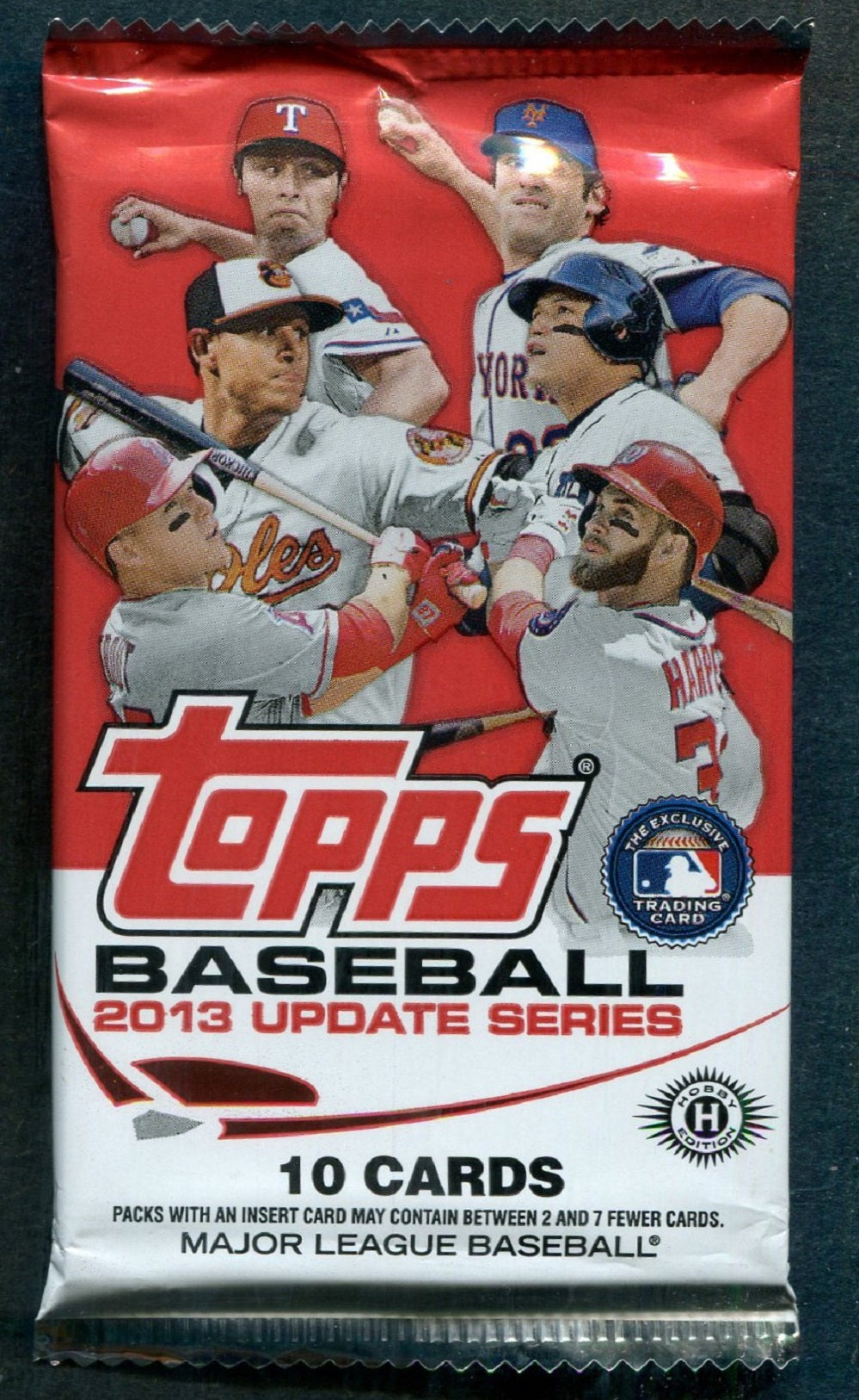 2013 Topps Baseball Unopened Update Series Pack (Hobby) (10)