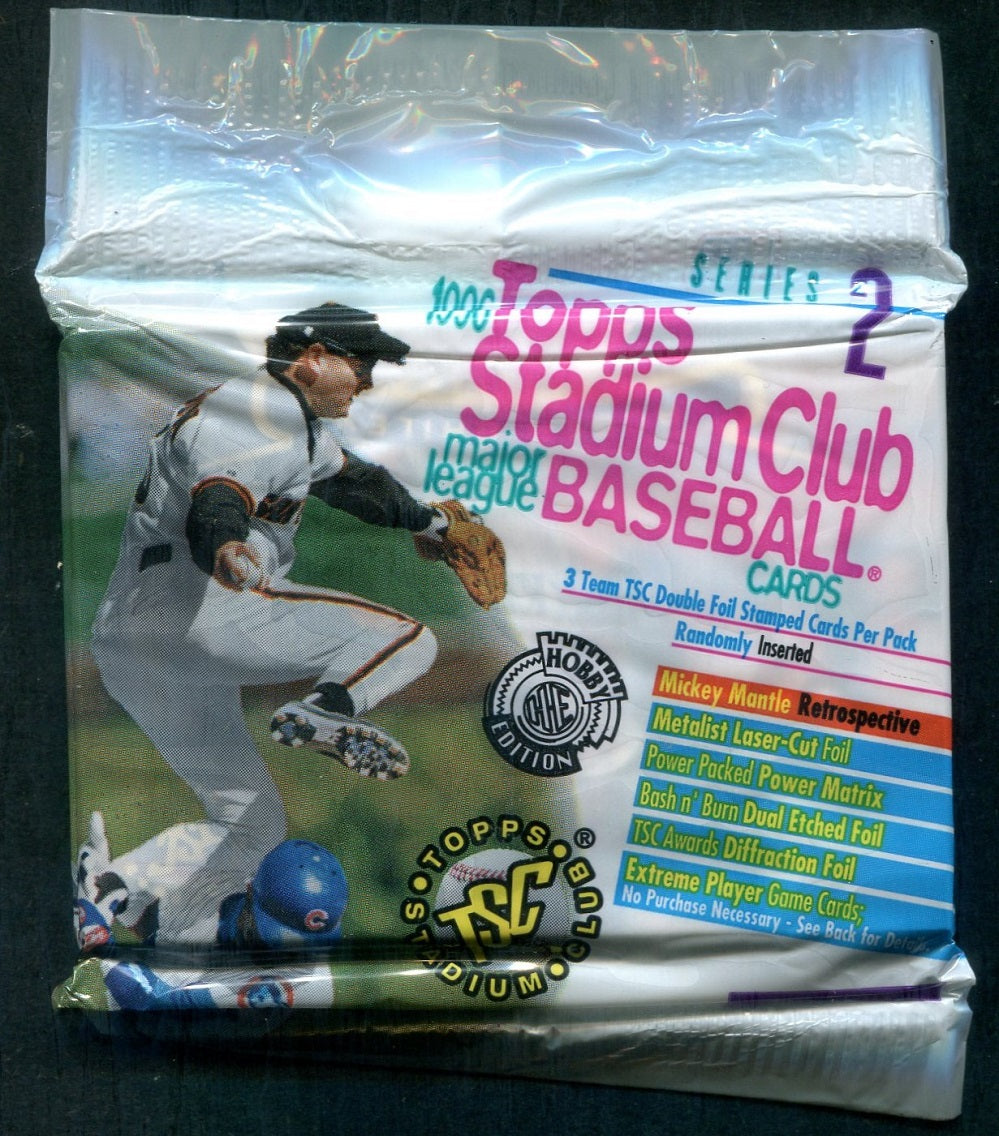 1996 Topps Stadium Club Baseball Unopened Series 2 Jumbo Pack (Hobby) (20)