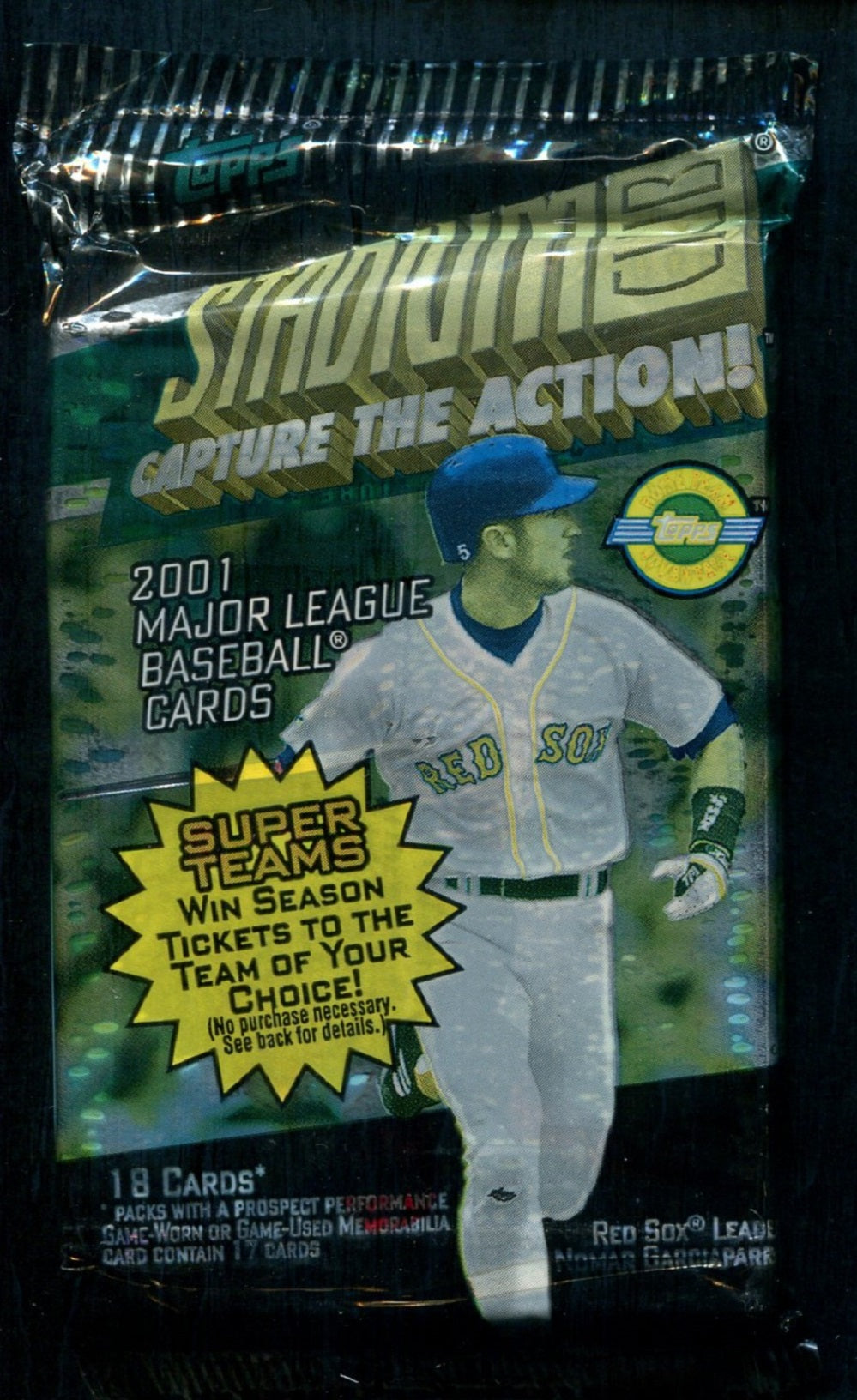 2001 Topps Stadium Club Baseball Unopened Pack (Hobby) (7)