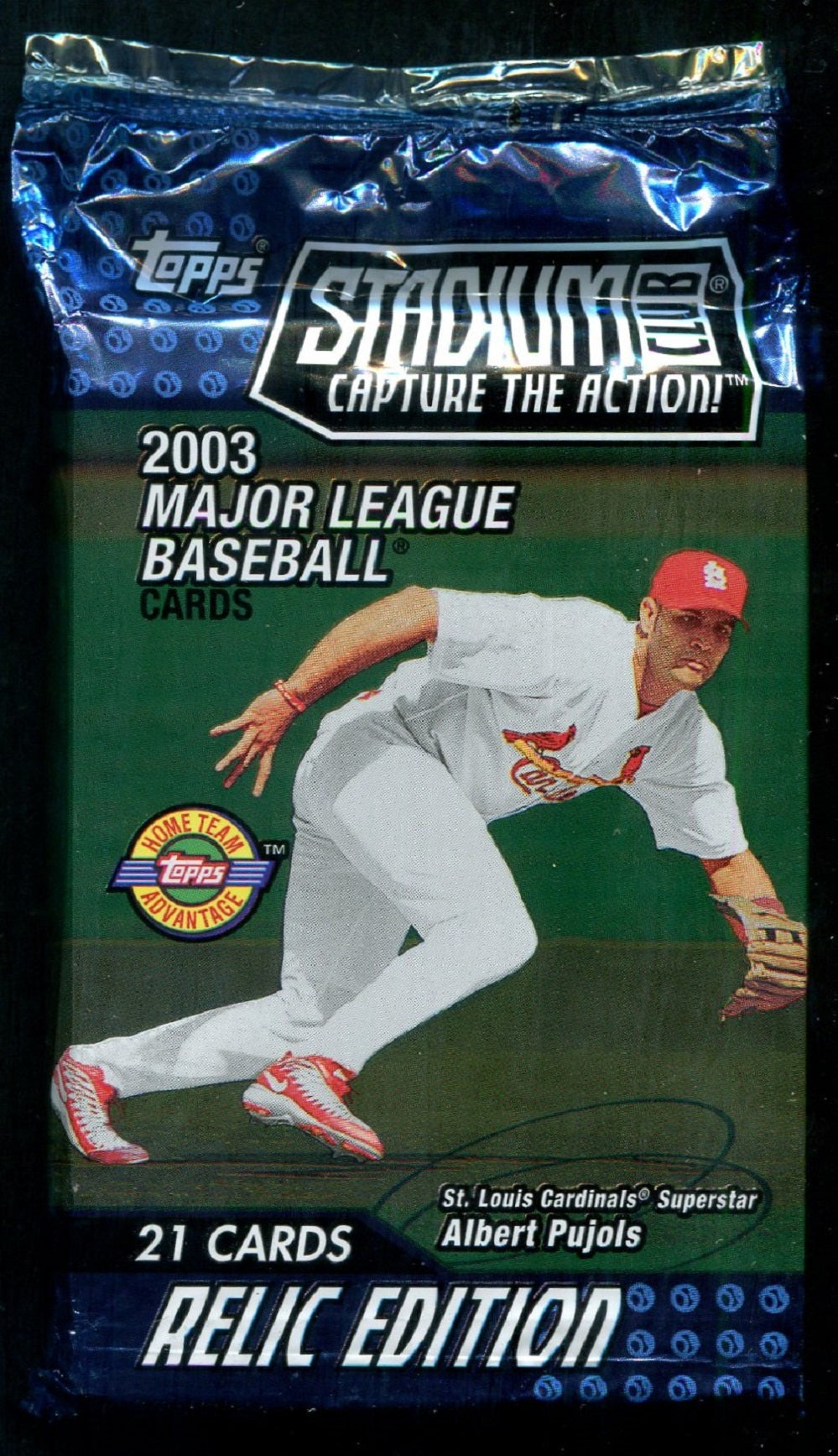 2003 Topps Stadium Club Baseball Unopened Relic Edition Jumbo Pack (HTA) (21)