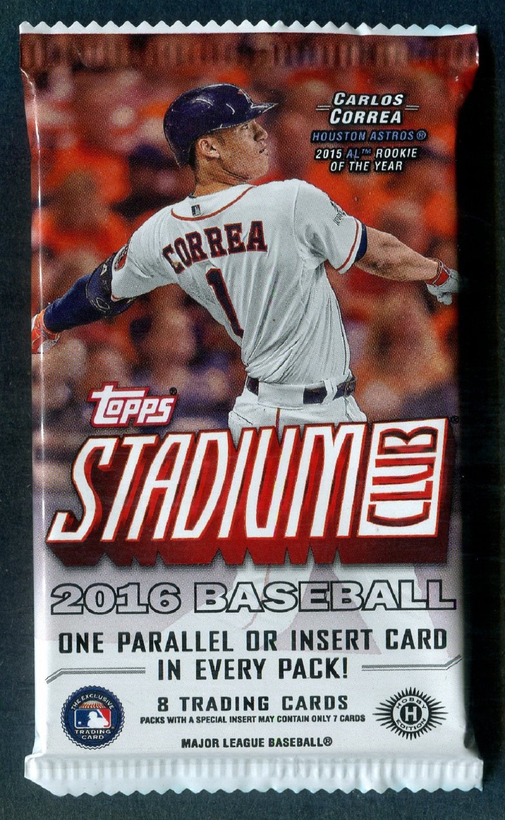 2016 Topps Stadium Club Baseball Unopened Pack (Hobby) (8)