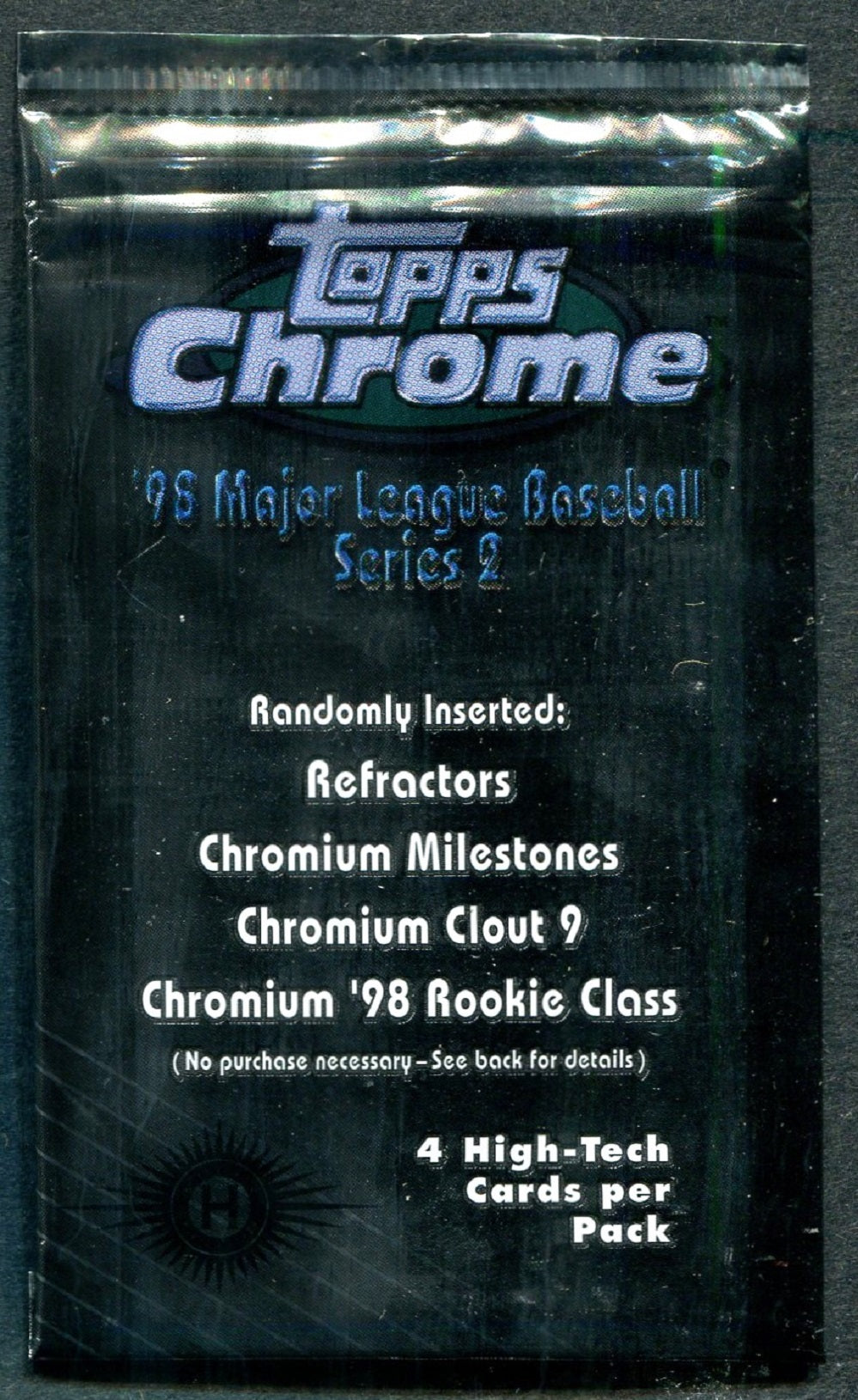 1998 Topps Chrome Baseball Unopened Series 2 Pack (Hobby) (4)