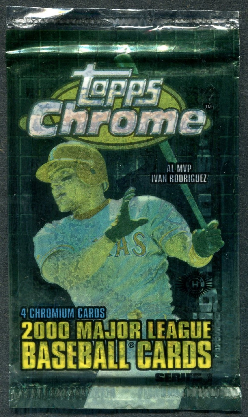 2000 Topps Chrome Baseball Unopened Series 1 Pack (Hobby) (4)