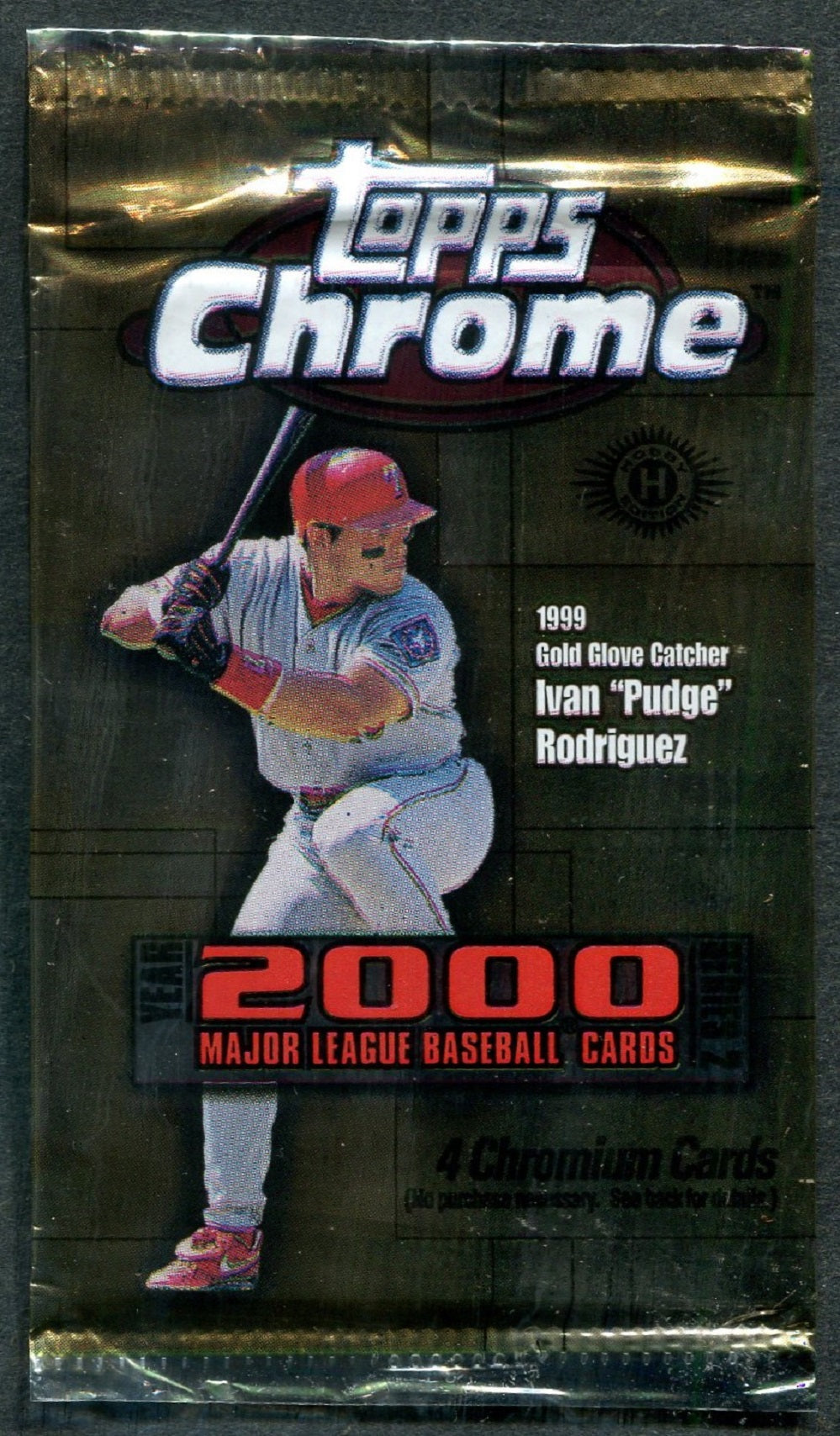 2000 Topps Chrome Baseball Unopened Series 2 Pack (Hobby) (4)