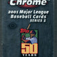 2001 Topps Chrome Baseball Unopened Series 1 Pack (Hobby) (4)