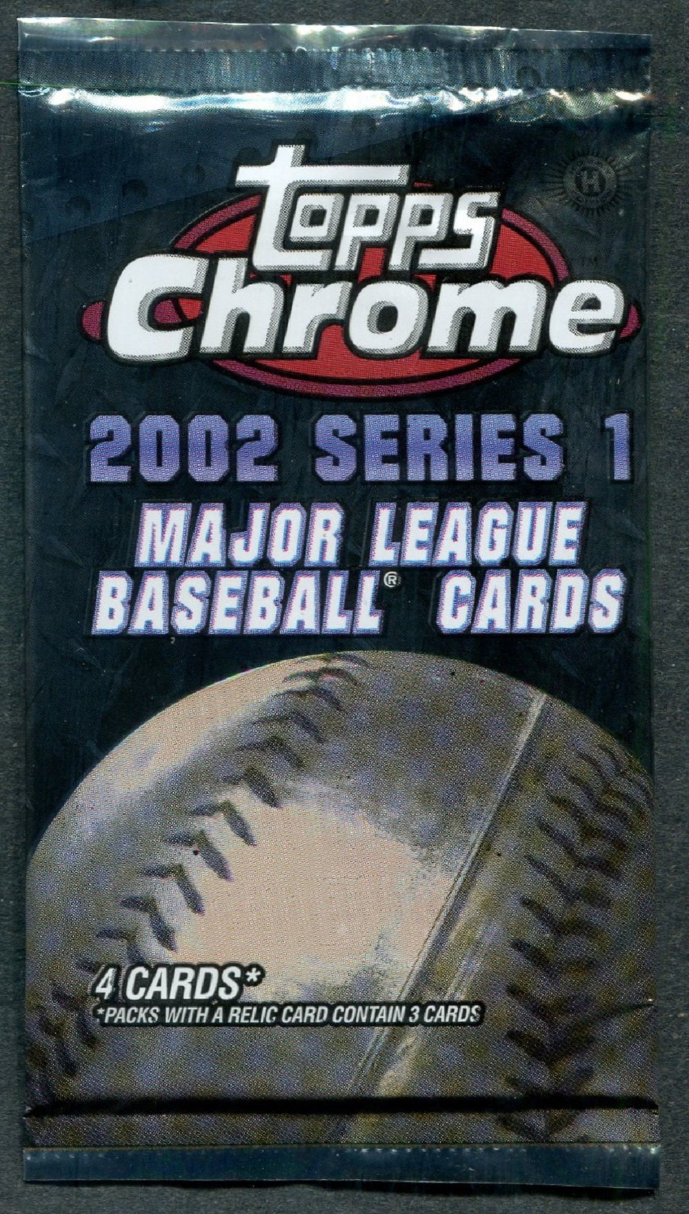 2002 Topps Chrome Baseball Unopened Series 1 Pack (Hobby) (4)