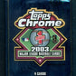 2003 Topps Chrome Baseball Unopened Series 1 Pack (Hobby) (4)