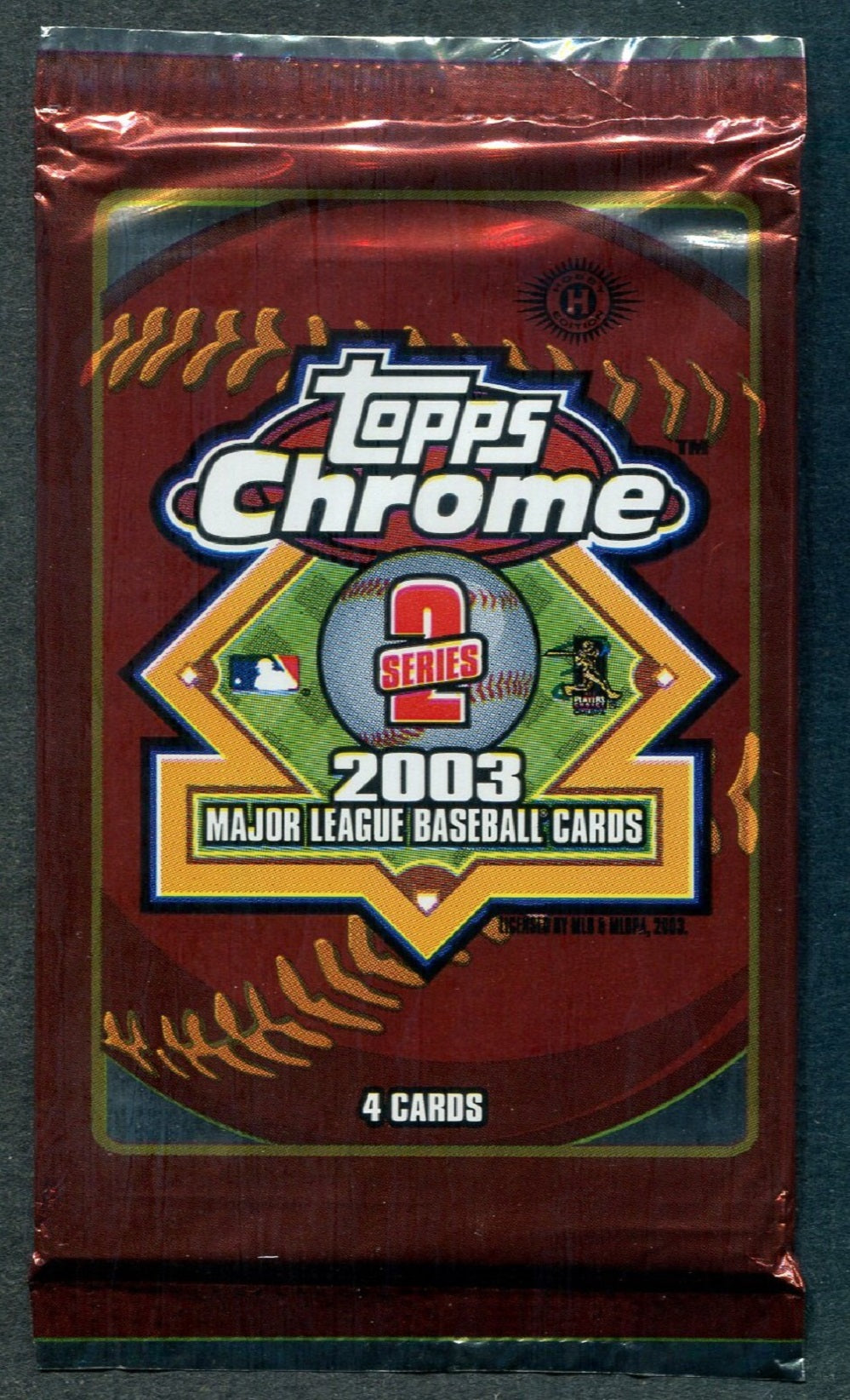 2003 Topps Chrome Baseball Unopened Series 2 Pack (Hobby) (4)