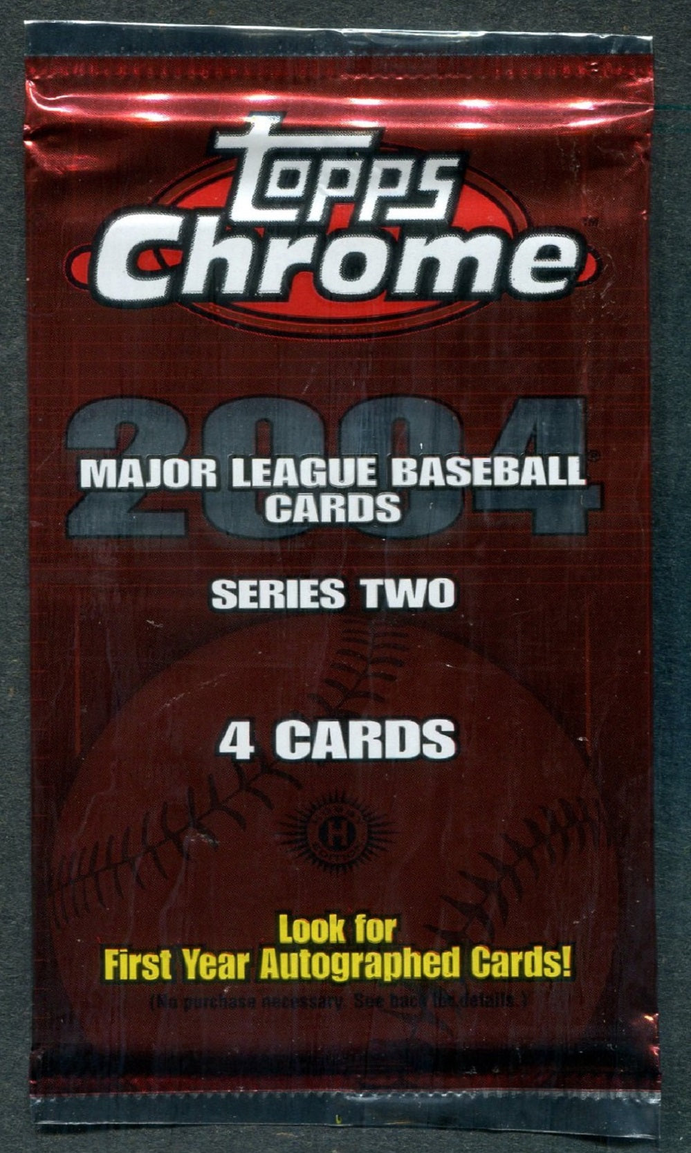 2004 Topps Chrome Baseball Unopened Series 2 Pack (Hobby) (4)