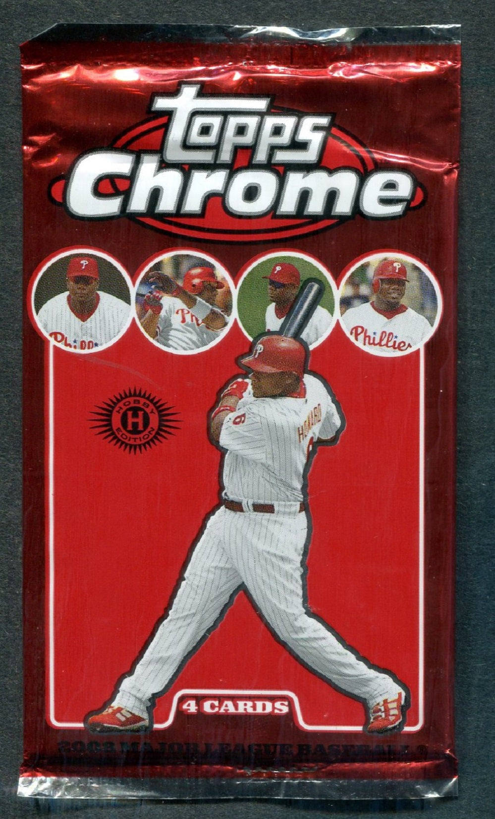 2008 Topps Chrome Baseball Unopened Pack (Hobby) (4)